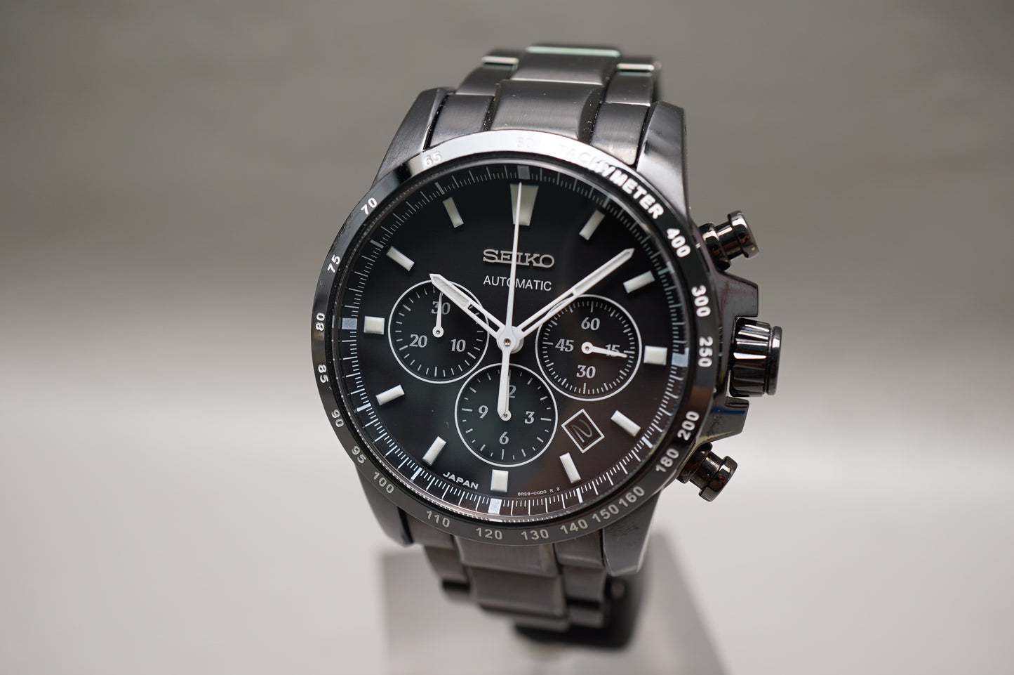 Seiko Brightz Phoenix SAGK009 8R28 Black JDM Automatic Chronograph Watch