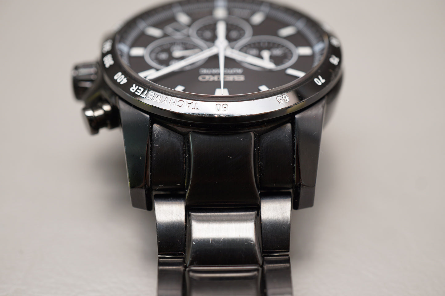 Seiko Brightz Phoenix SAGK009 8R28 Black JDM Automatic Chronograph Watch