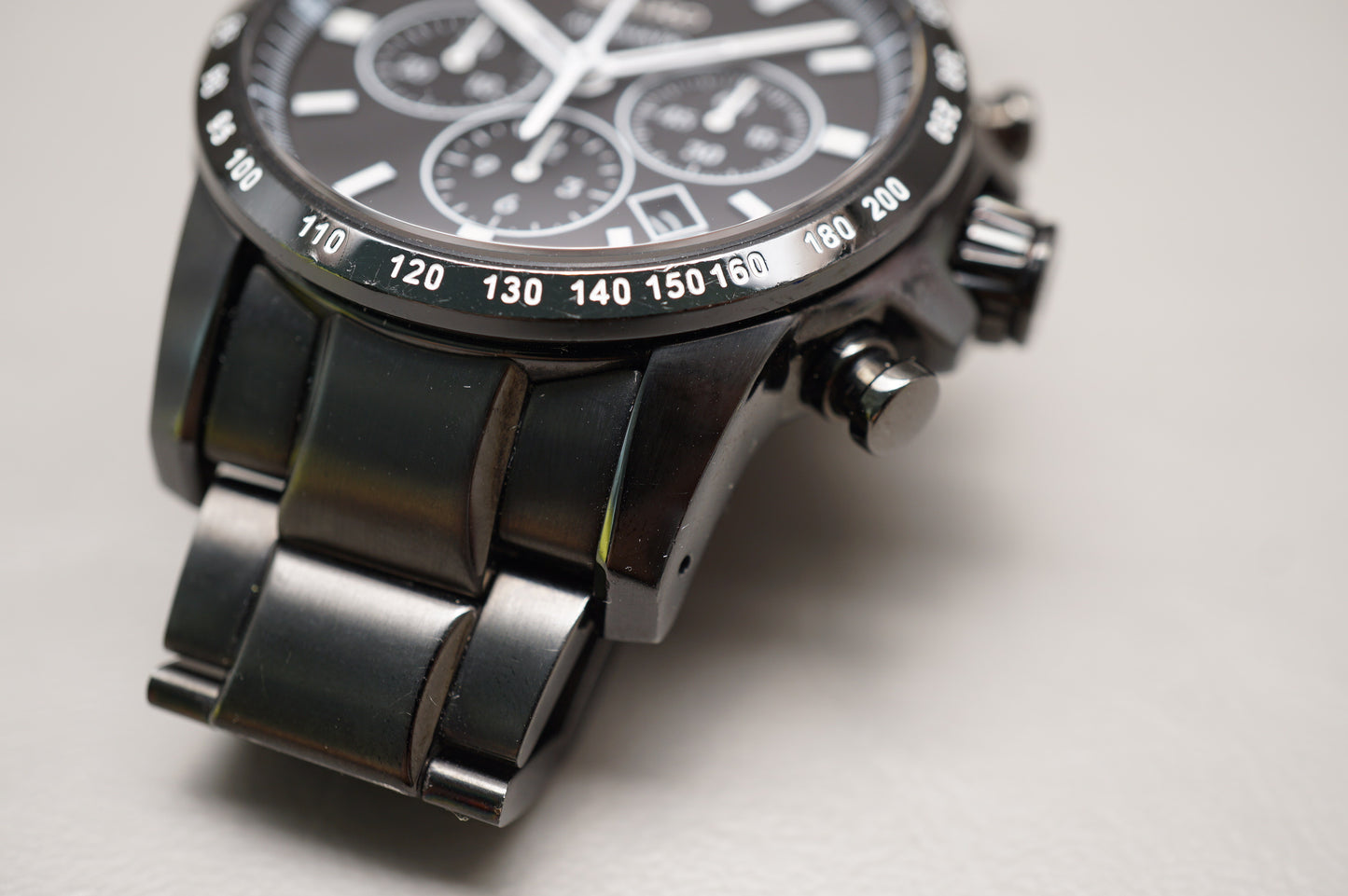 Seiko Brightz Phoenix SAGK009 8R28 Black JDM Automatic Chronograph Watch