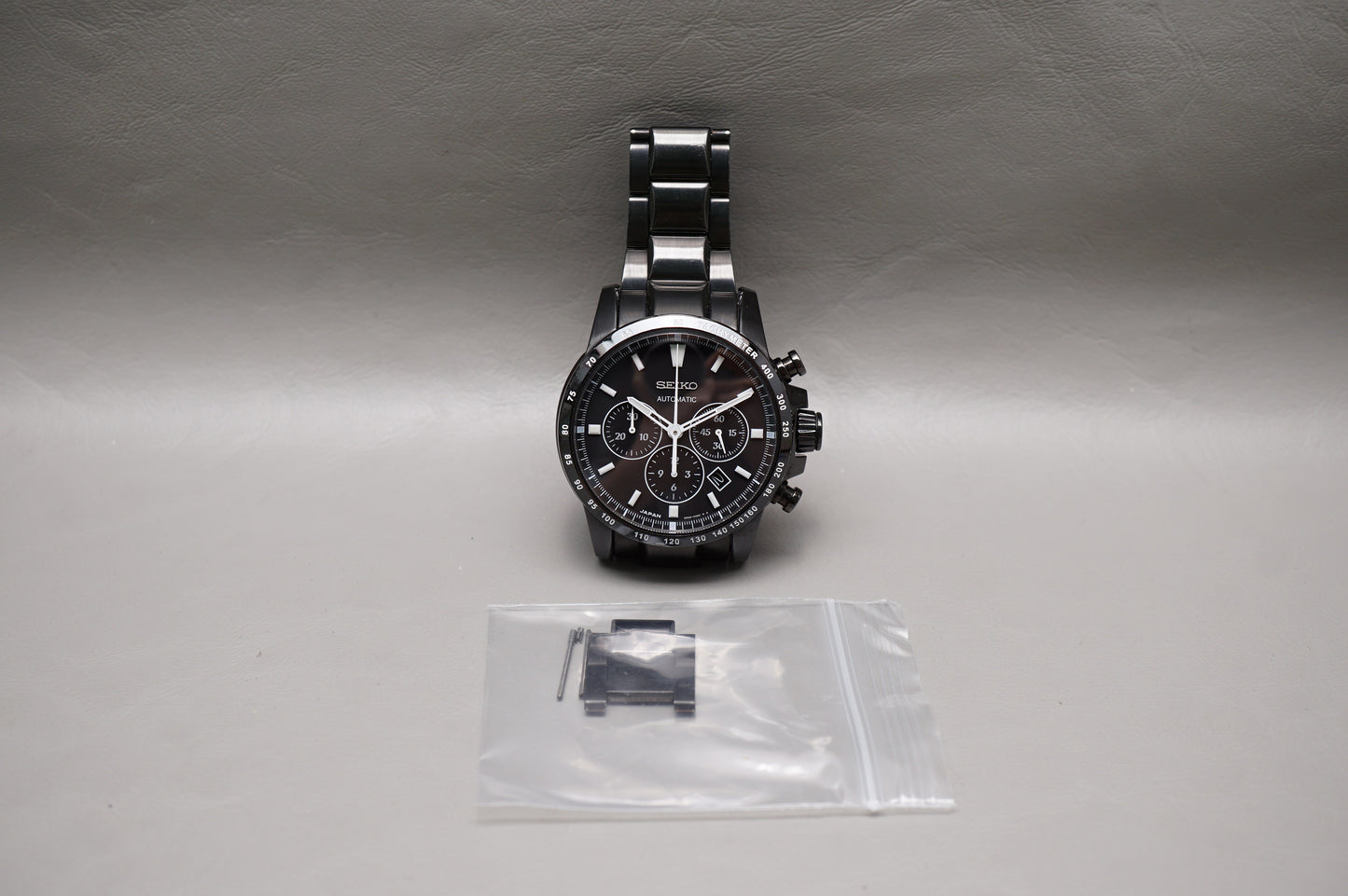 Seiko Brightz Phoenix SAGK009 8R28 Black JDM Automatic Chronograph Watch