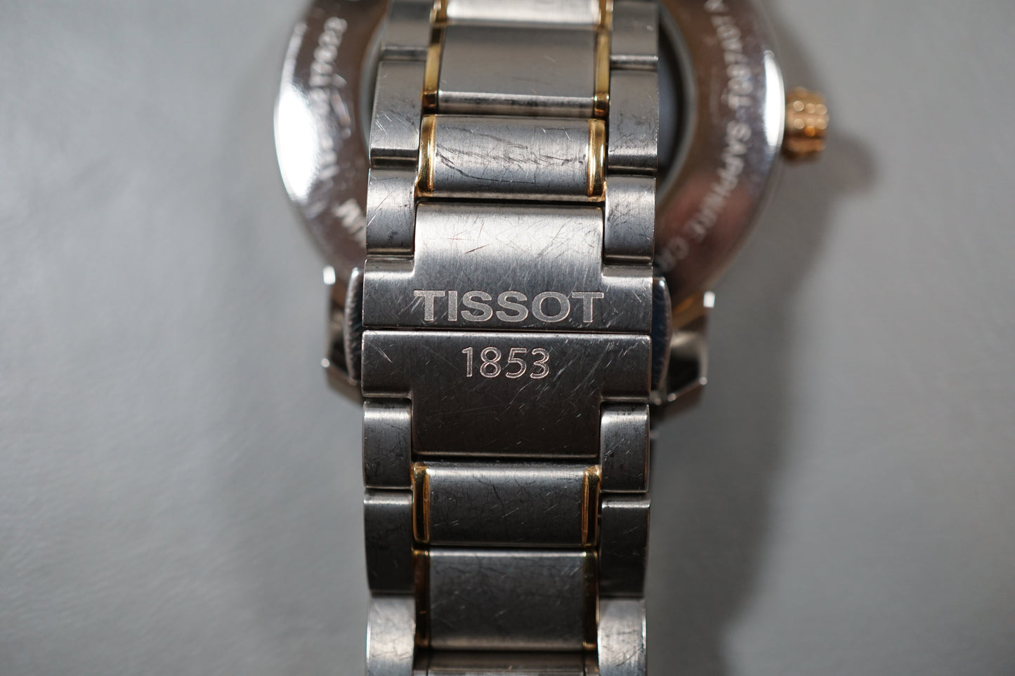 Tissot 1853 T087407A Powermatic 80 T-Classic Titanium Two-Tone Automatic Watch