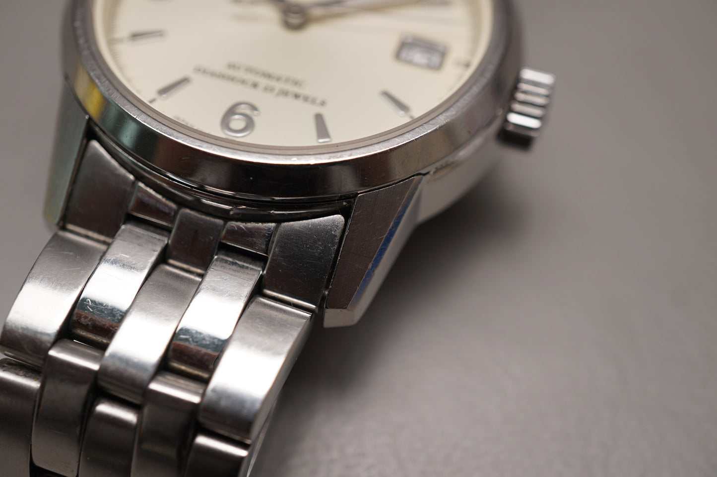 Seiko Spirit SCVS009 6R15 Creme Military Dial JDM Automatic Watch READ
