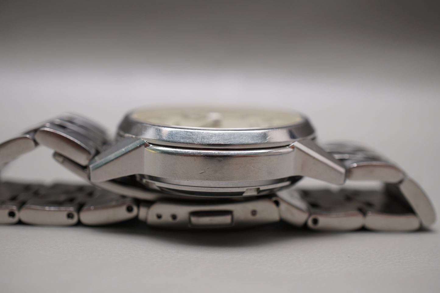 Seiko Spirit SCVS009 6R15 Creme Military Dial JDM Automatic Watch READ