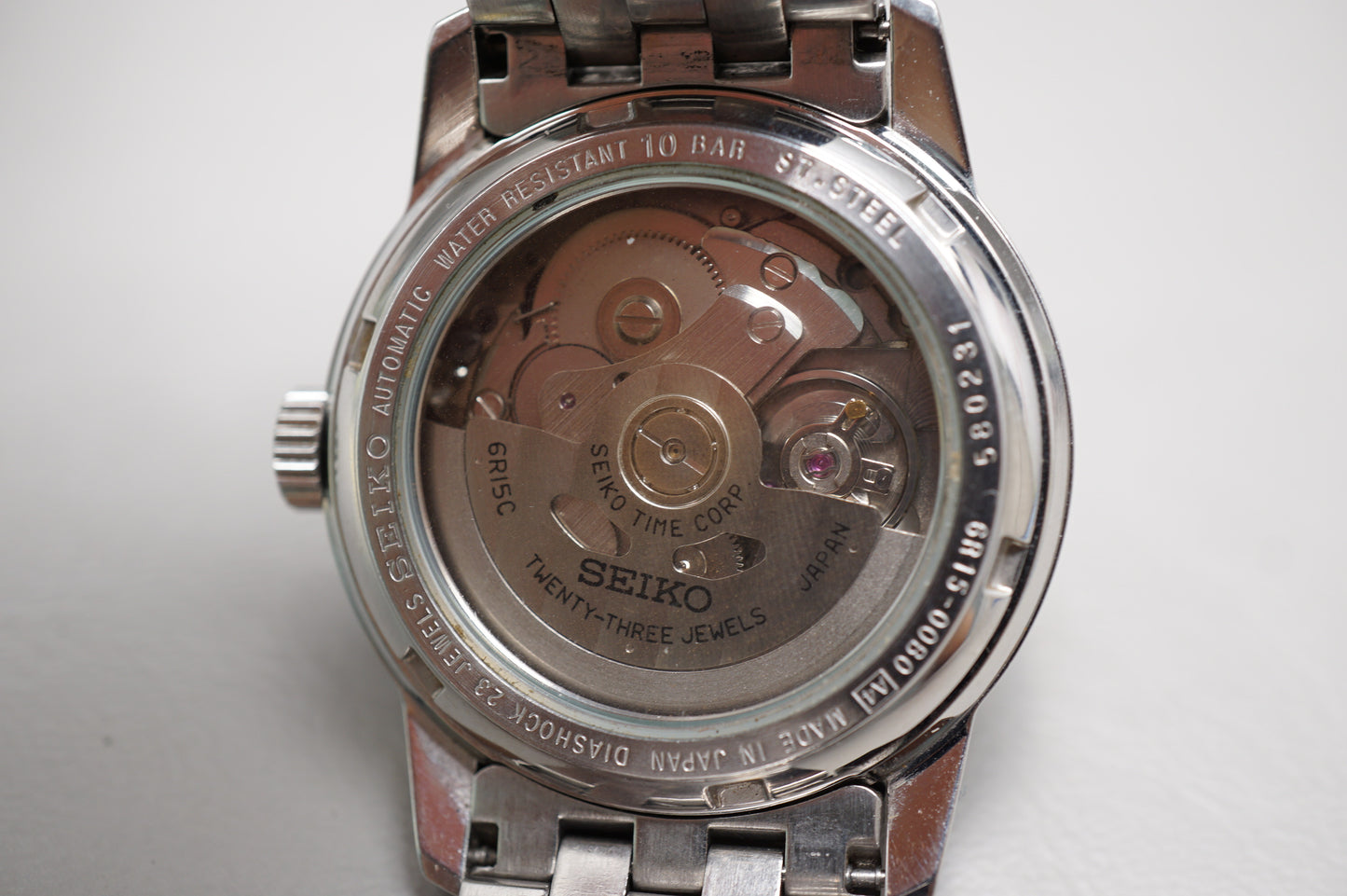 Seiko Spirit SCVS009 6R15 Creme Military Dial JDM Automatic Watch READ
