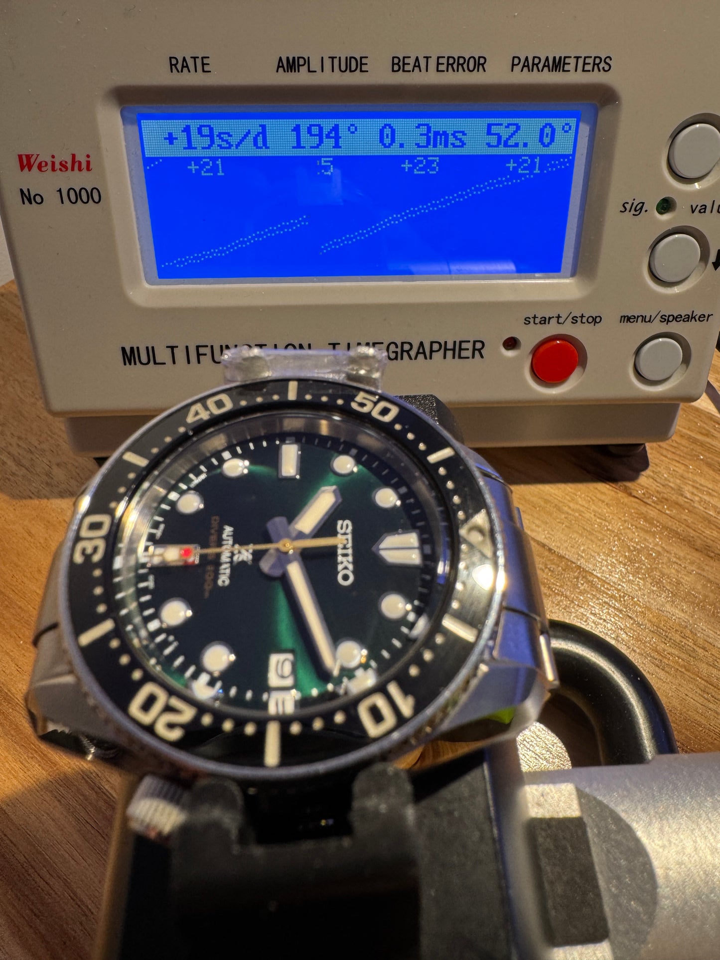 Seiko Prospex SBDC133 6R35 140th Anniversary Green Dial MM200 Automatic Watch