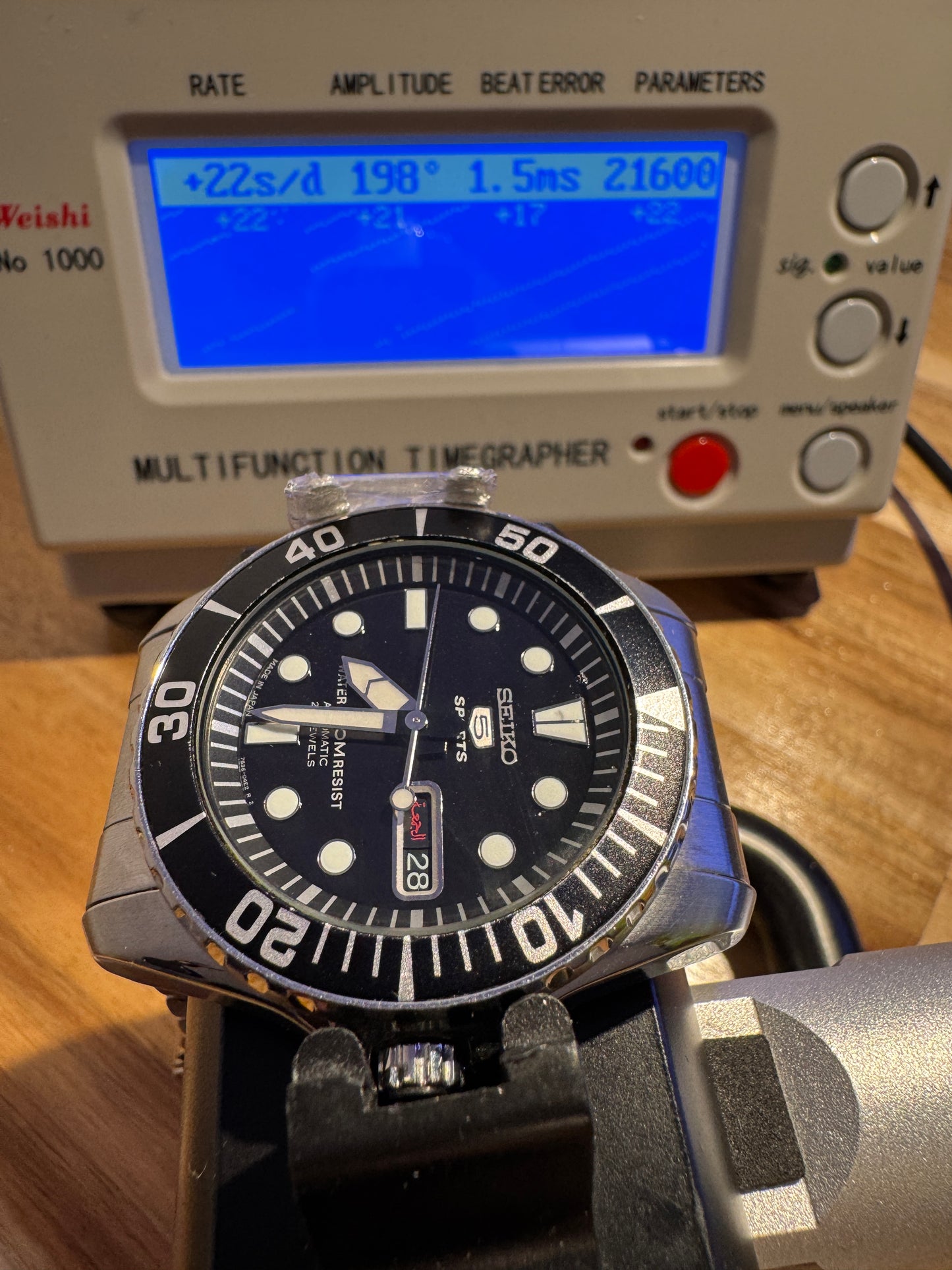 Seiko 5 Sports SNZF17J1 7S36 Sea Urchin 100M Automatic Watch