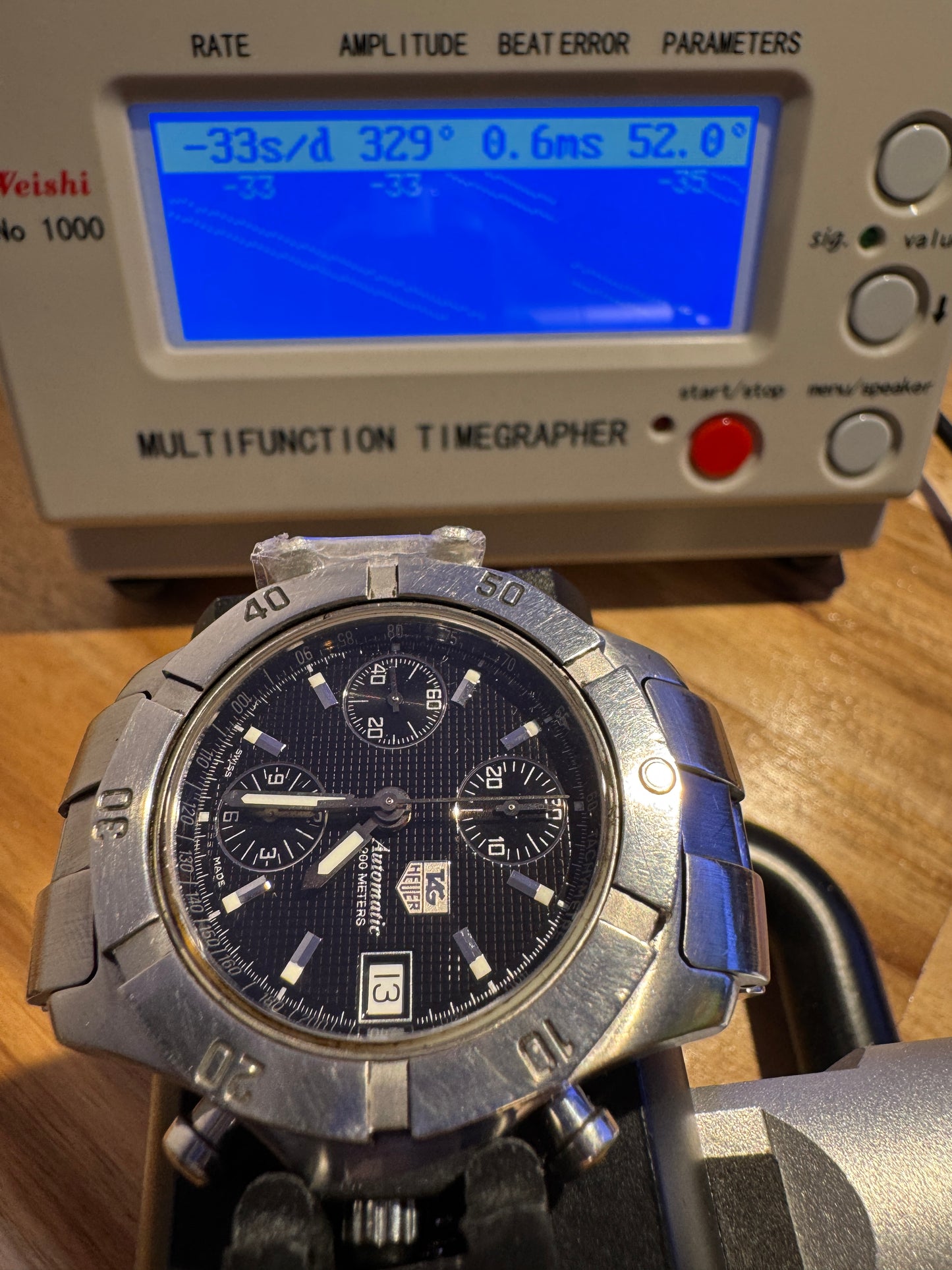Tag Heuer Aquaracer CN2111 Black Dial Swiss Automatic Chronograph Watch