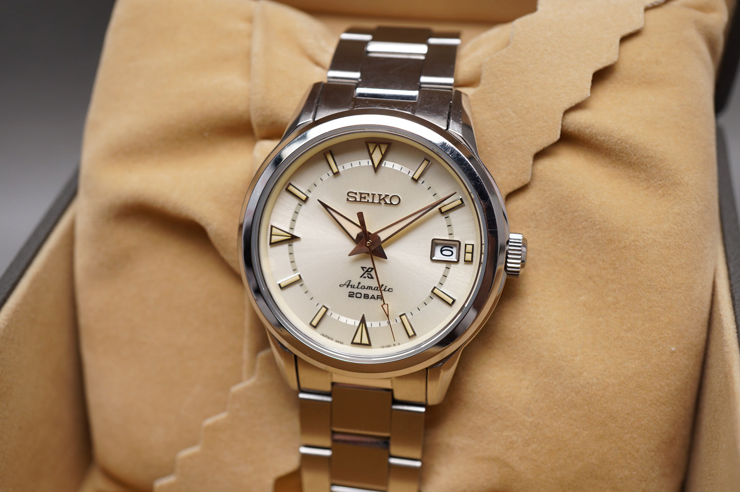Seiko Prospex SBDC145 6R35 Cream Dial 1959 Alpinist Reissue Automatic Watch