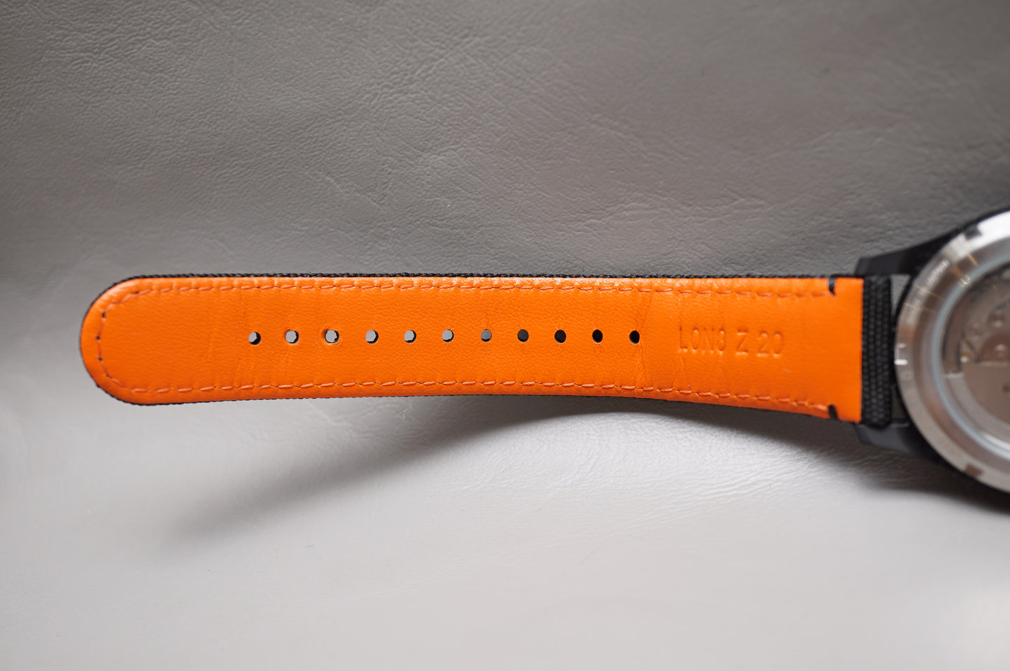 Unworn Seiko 5 Sports SBSA143 4R36 Flieger Style Black Orange Automatic Watch
