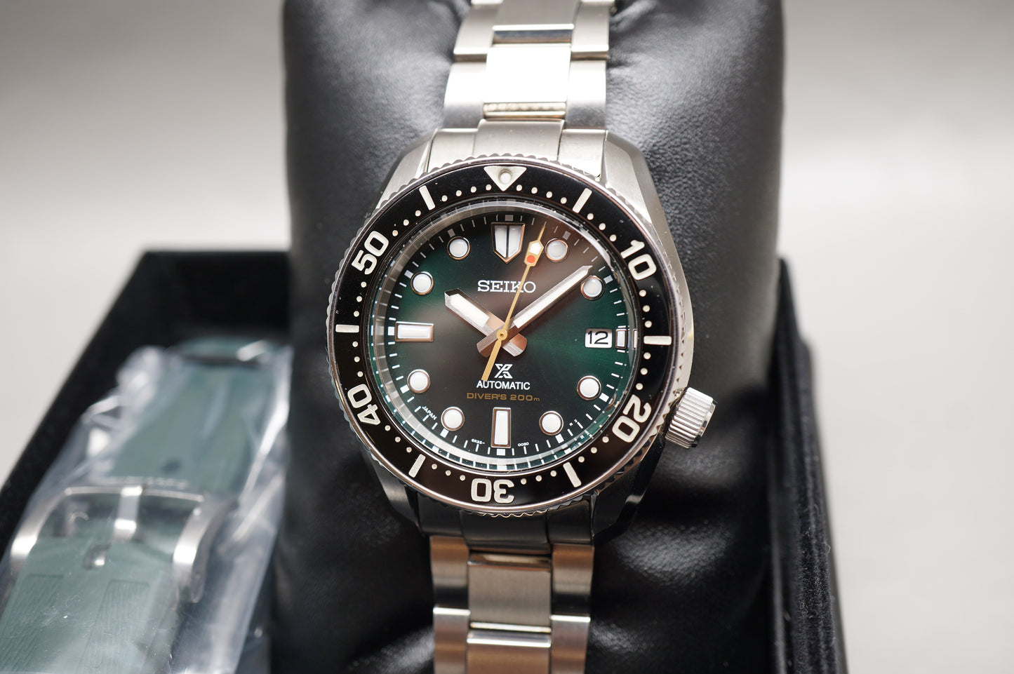 Seiko Prospex SBDC133 6R35 140th Anniversary Green Dial MM200 Automatic Watch