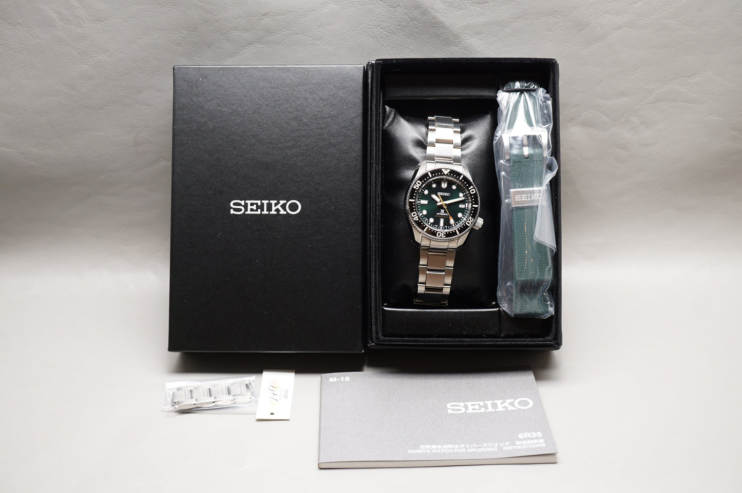 Seiko Prospex SBDC133 6R35 140th Anniversary Green Dial MM200 Automatic Watch