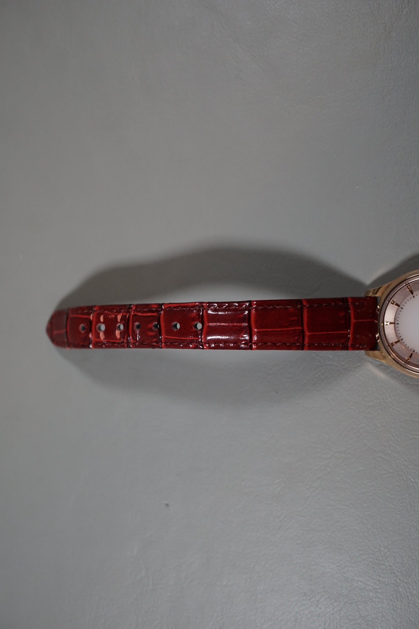 Seiko V137-0DJ0 V137 Gold Tone Titanium Solar Quartz Ladies Watch