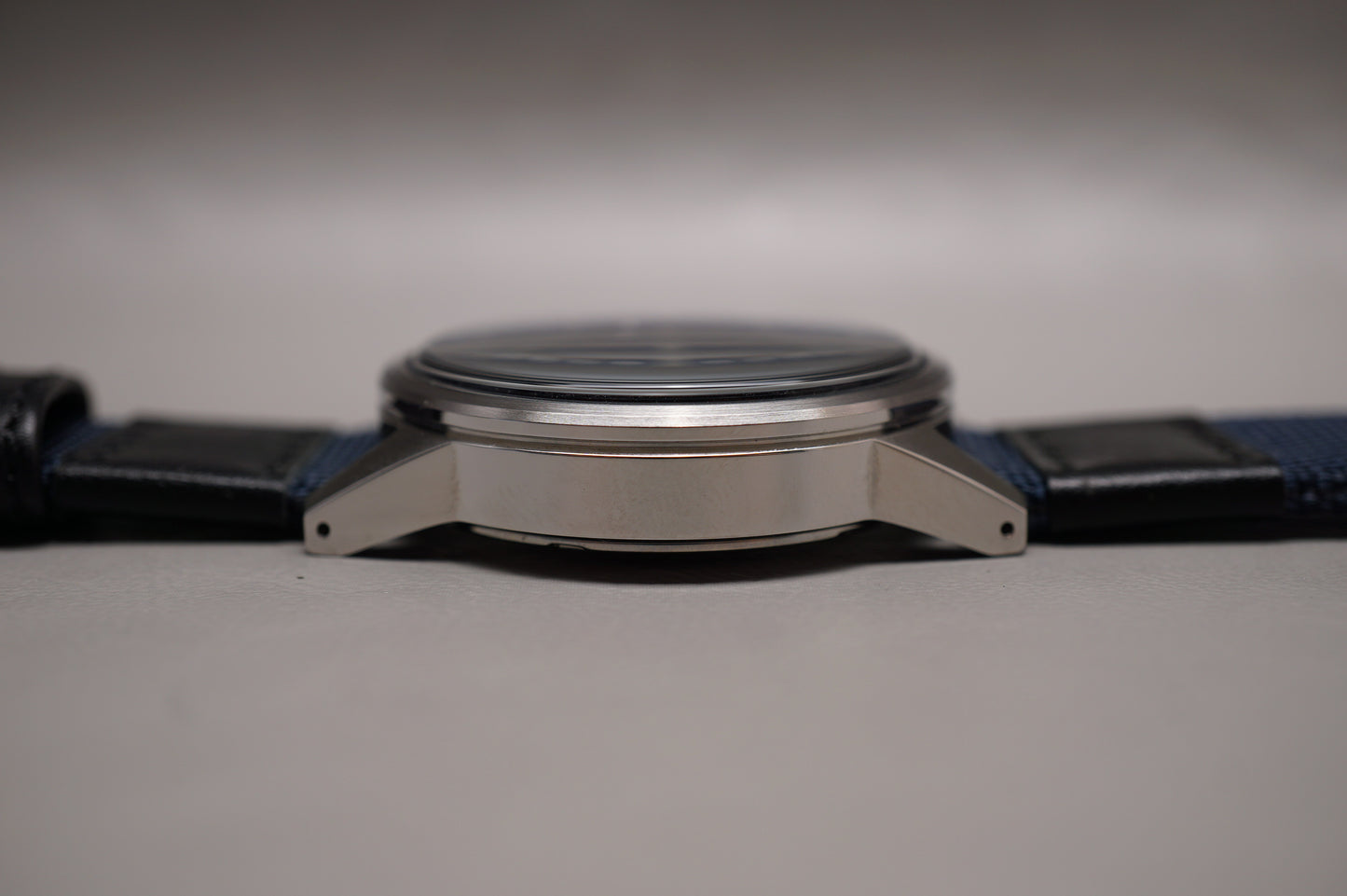Unworn Seiko SUR287P1 6N76 Textured Blue Dial Big Date 41Mm Quartz Watch