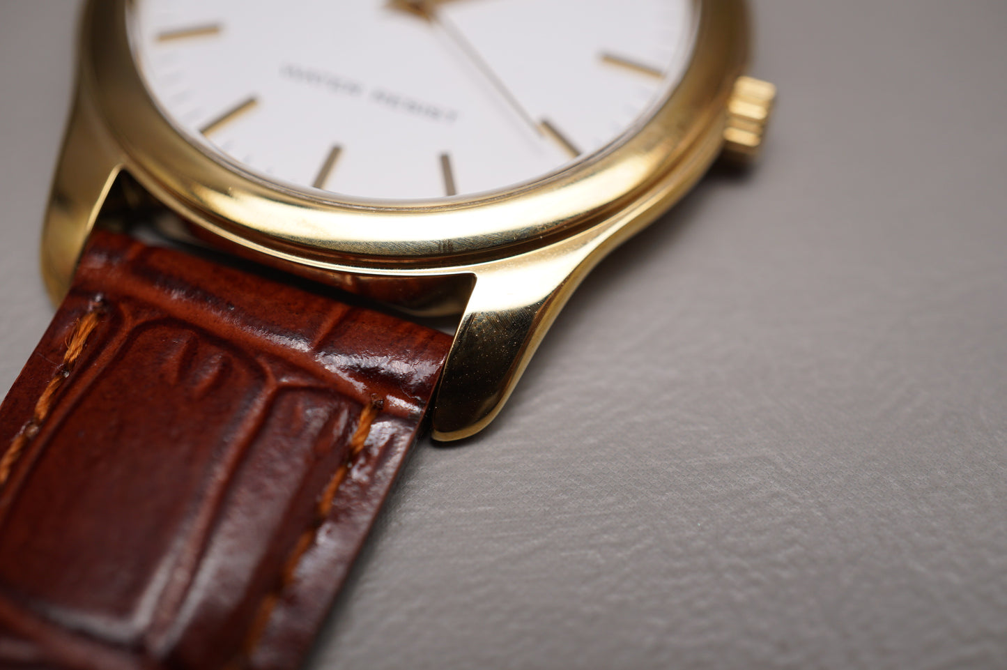Seiko Spirit SCXP032 7N01 Gold Tone White Dial Quartz Watch