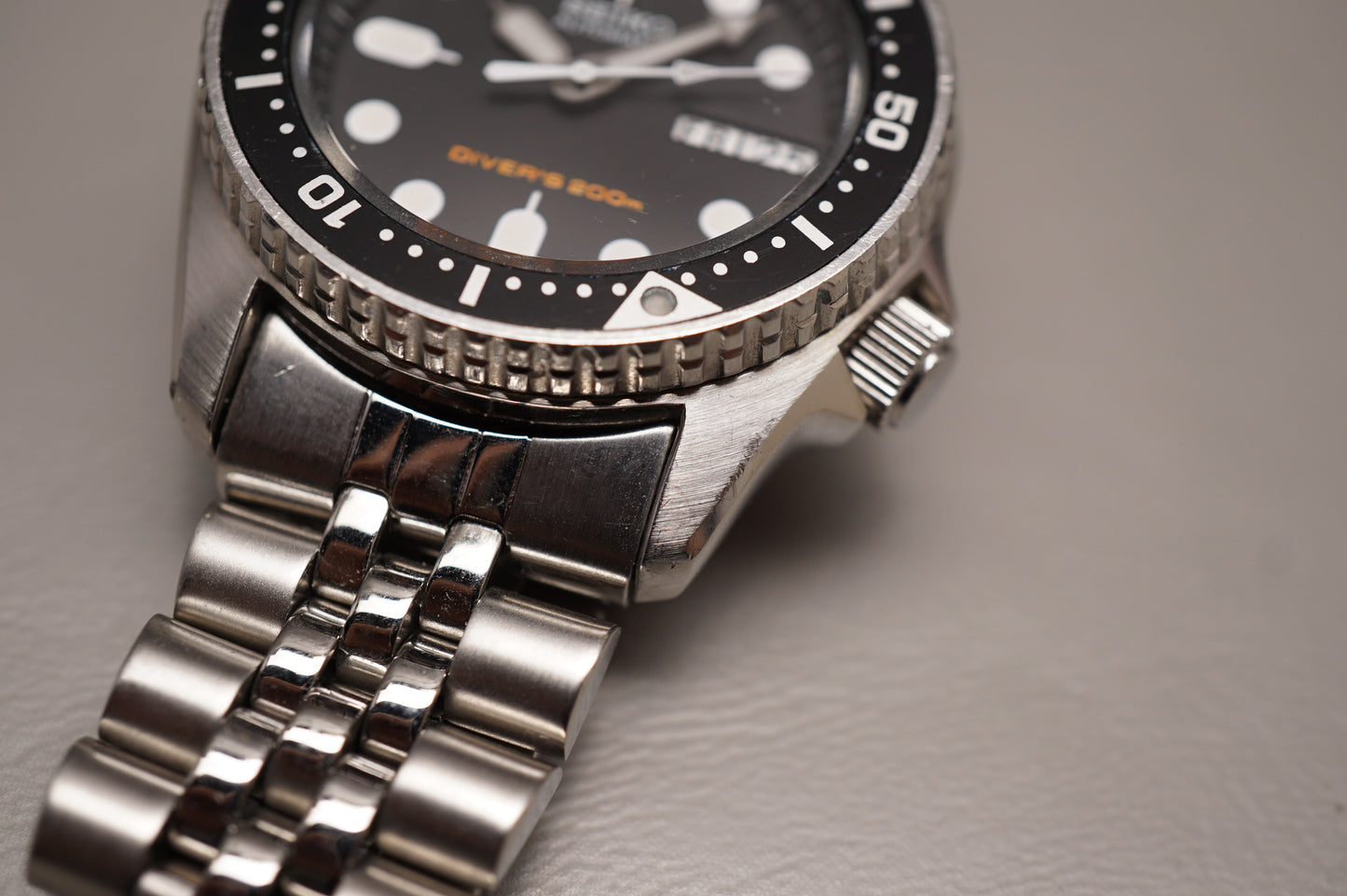 Seiko SKX013 7S26 Black Dial Divers 200M Automatic Watch Original Condition