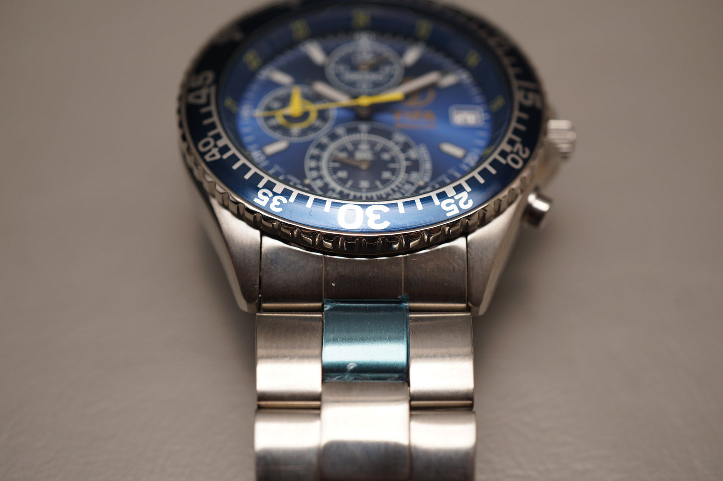 Unworn Seiko SCQP003 V657-0AA0 V657 2002 FIFA World Cup Blue Dial Quartz Watch