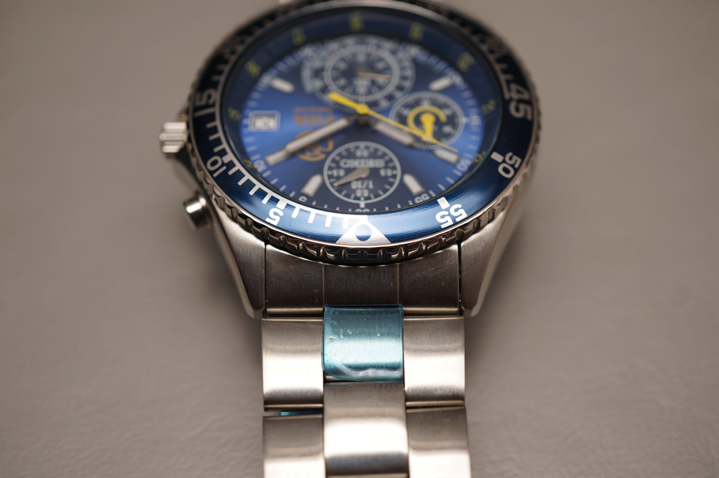 Unworn Seiko SCQP003 V657-0AA0 V657 2002 FIFA World Cup Blue Dial Quartz Watch
