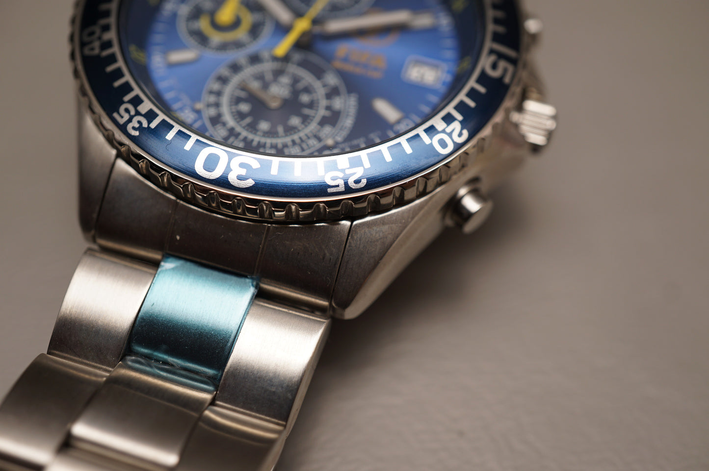 Unworn Seiko SCQP003 V657-0AA0 V657 2002 FIFA World Cup Blue Dial Quartz Watch