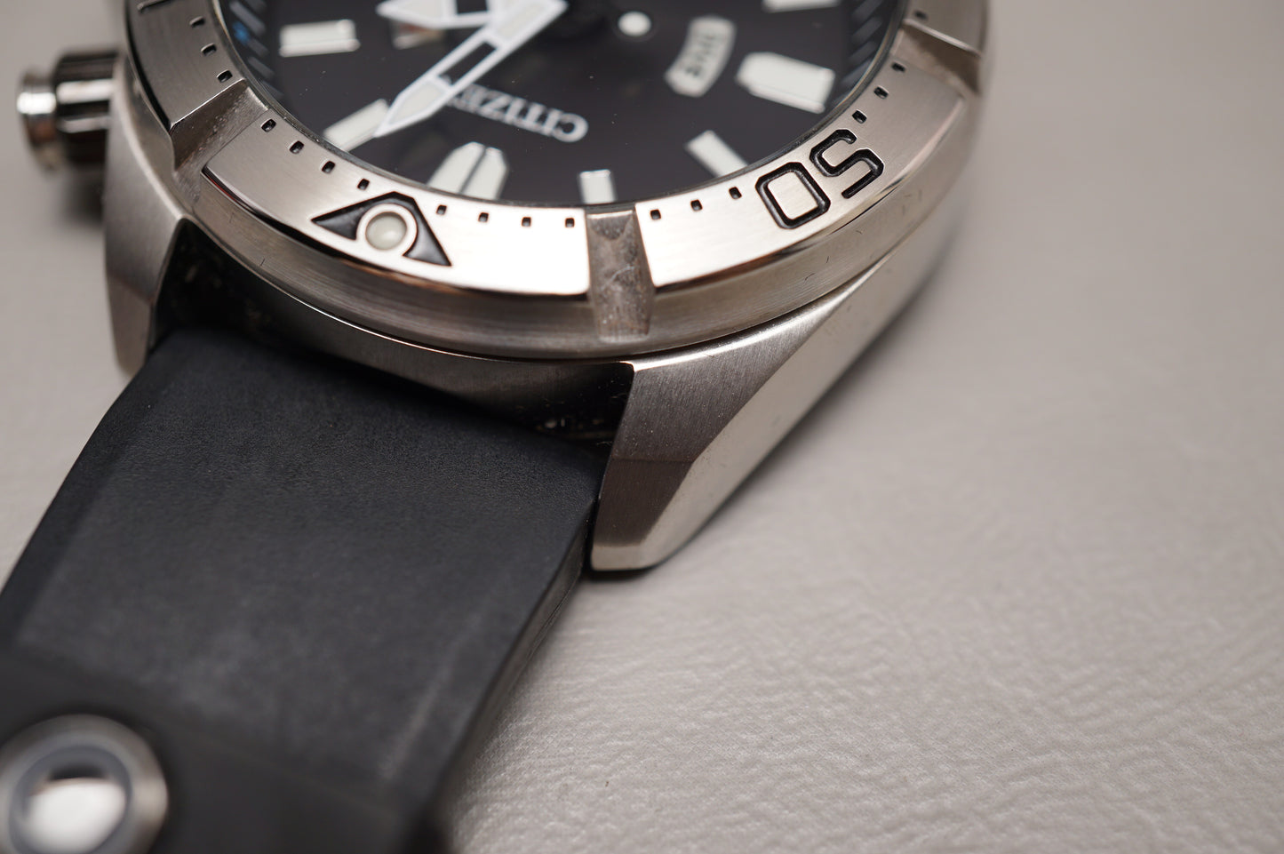 Citizen Promaster PMD56-3083 Air Divers 200M Black Dial JDM Solar Quartz Watch