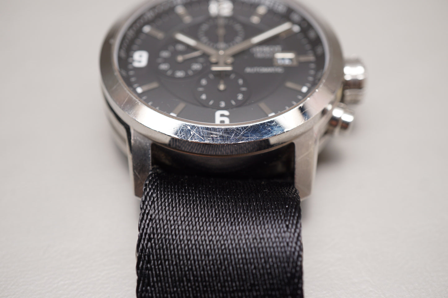 Tissot PRC 200 T055.427.16.057.00 Black Dial Swiss Automatic Chronograph Watch