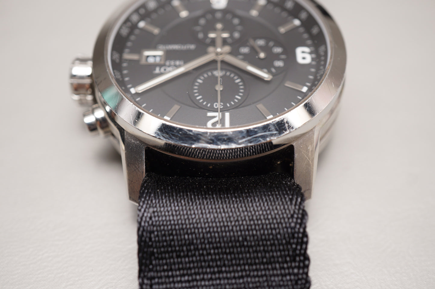 Tissot PRC 200 T055.427.16.057.00 Black Dial Swiss Automatic Chronograph Watch