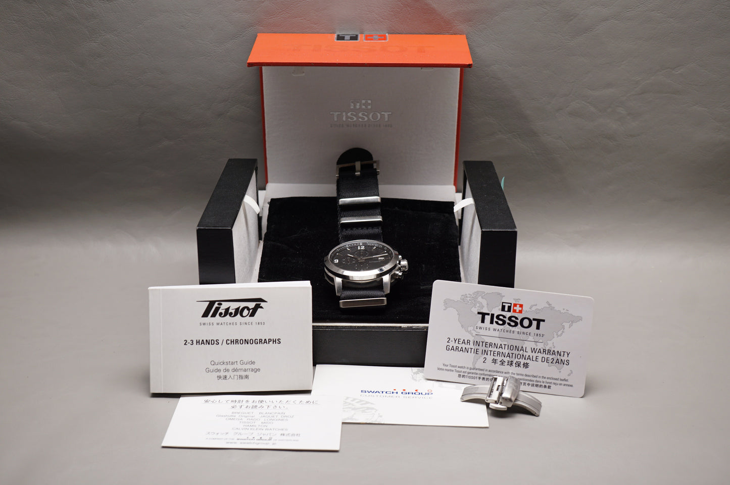 Tissot PRC 200 T055.427.16.057.00 Black Dial Swiss Automatic Chronograph Watch