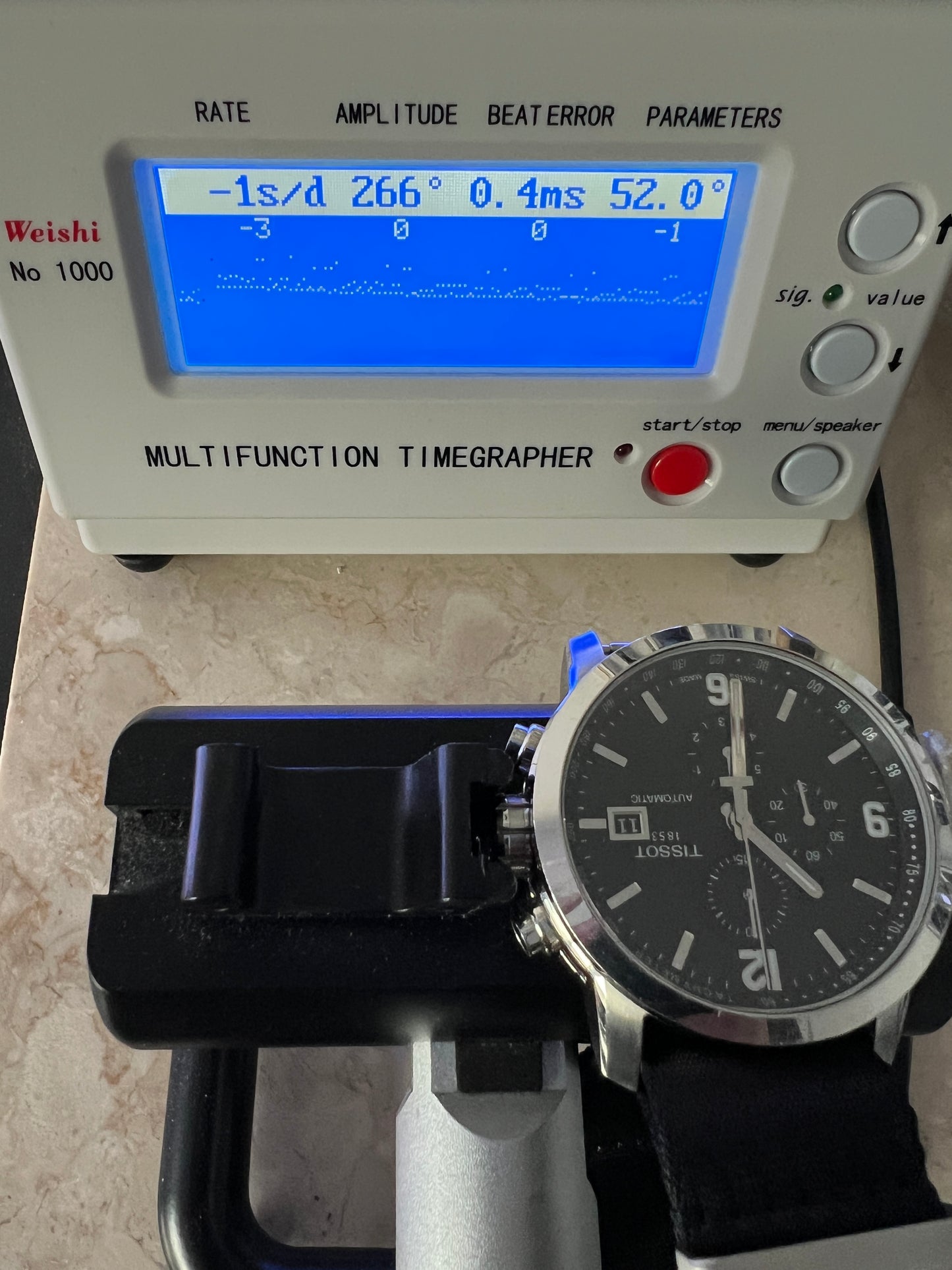 Tissot PRC 200 T055.427.16.057.00 Black Dial Swiss Automatic Chronograph Watch