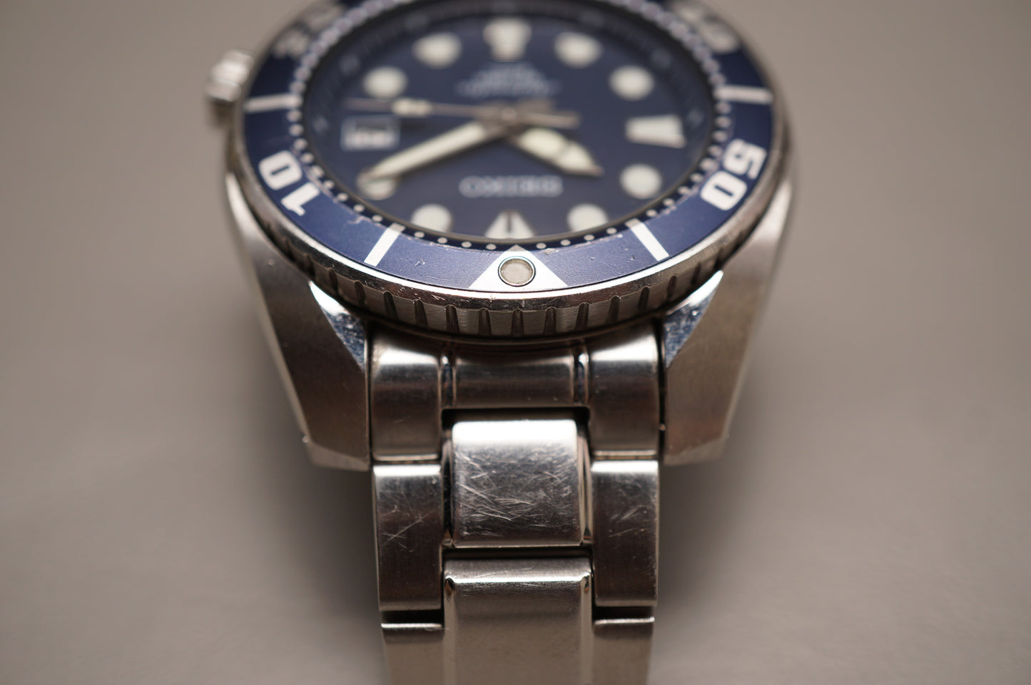 Seiko Prospex SBDC003 6R15 First Gen Blue Sumo Blumo Divers Automatic Watch