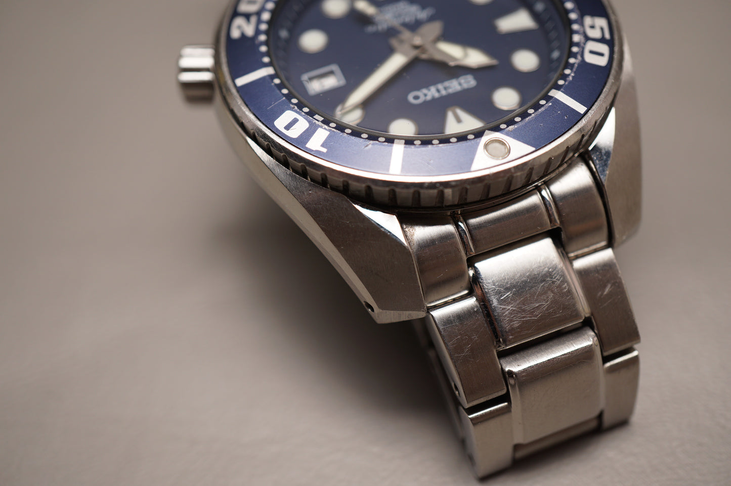 Seiko Prospex SBDC003 6R15 First Gen Blue Sumo Blumo Divers Automatic Watch