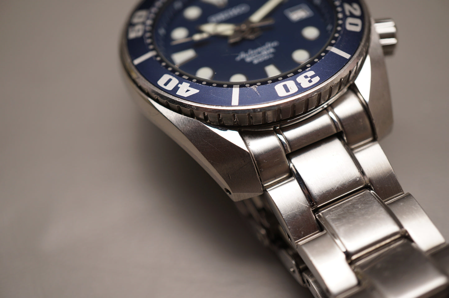 Seiko Prospex SBDC003 6R15 First Gen Blue Sumo Blumo Divers Automatic Watch