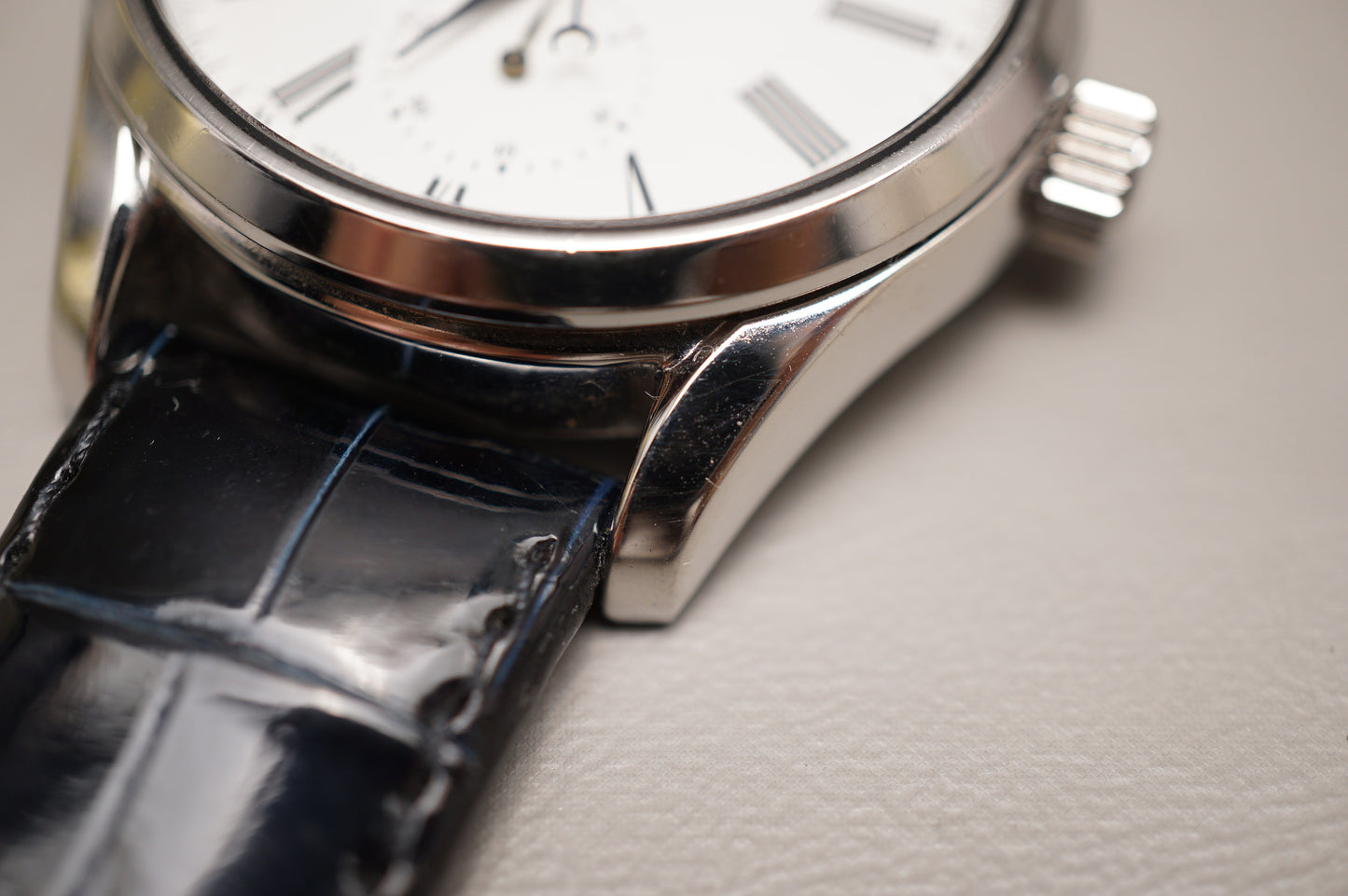 Seiko Presage SARW035 6R27 White Enamel Dial Power Reserve Automatic Watch