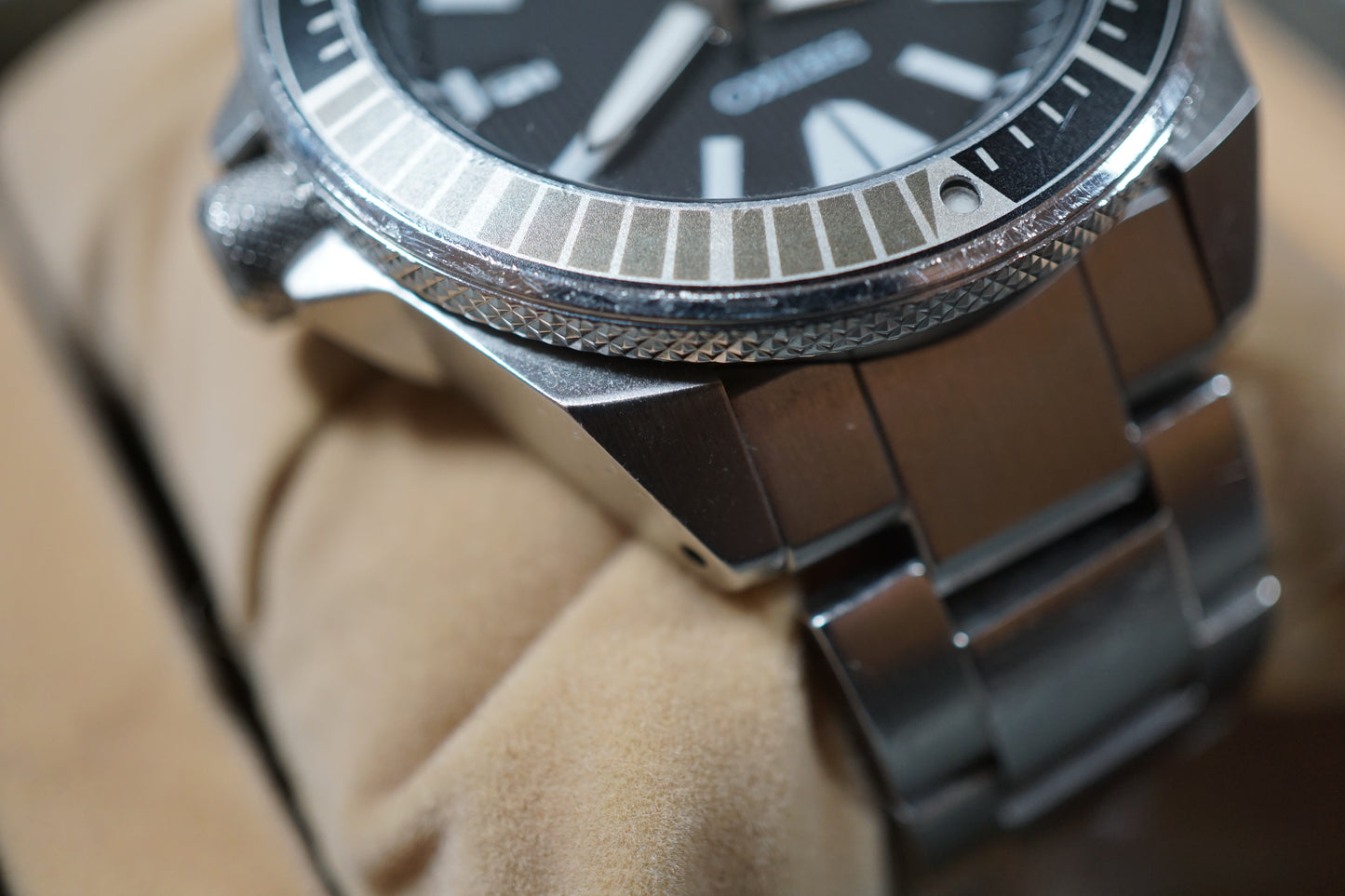 Seiko Prospex SBDY009 4R35 Black Waffle Dial Samurai Automatic Watch