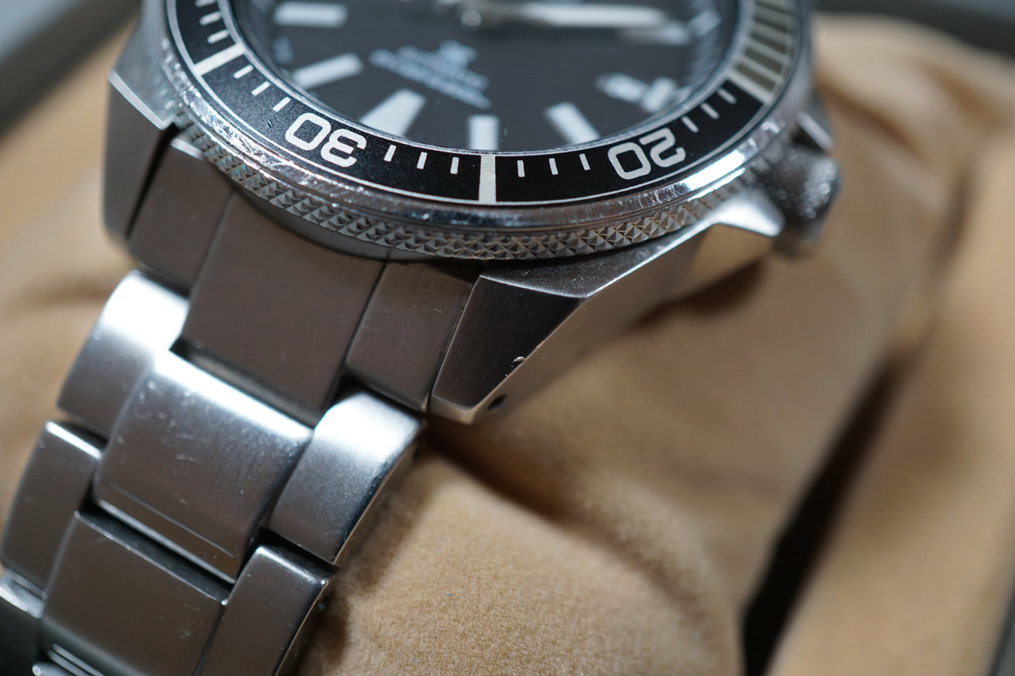 Seiko Prospex SBDY009 4R35 Black Waffle Dial Samurai Automatic Watch