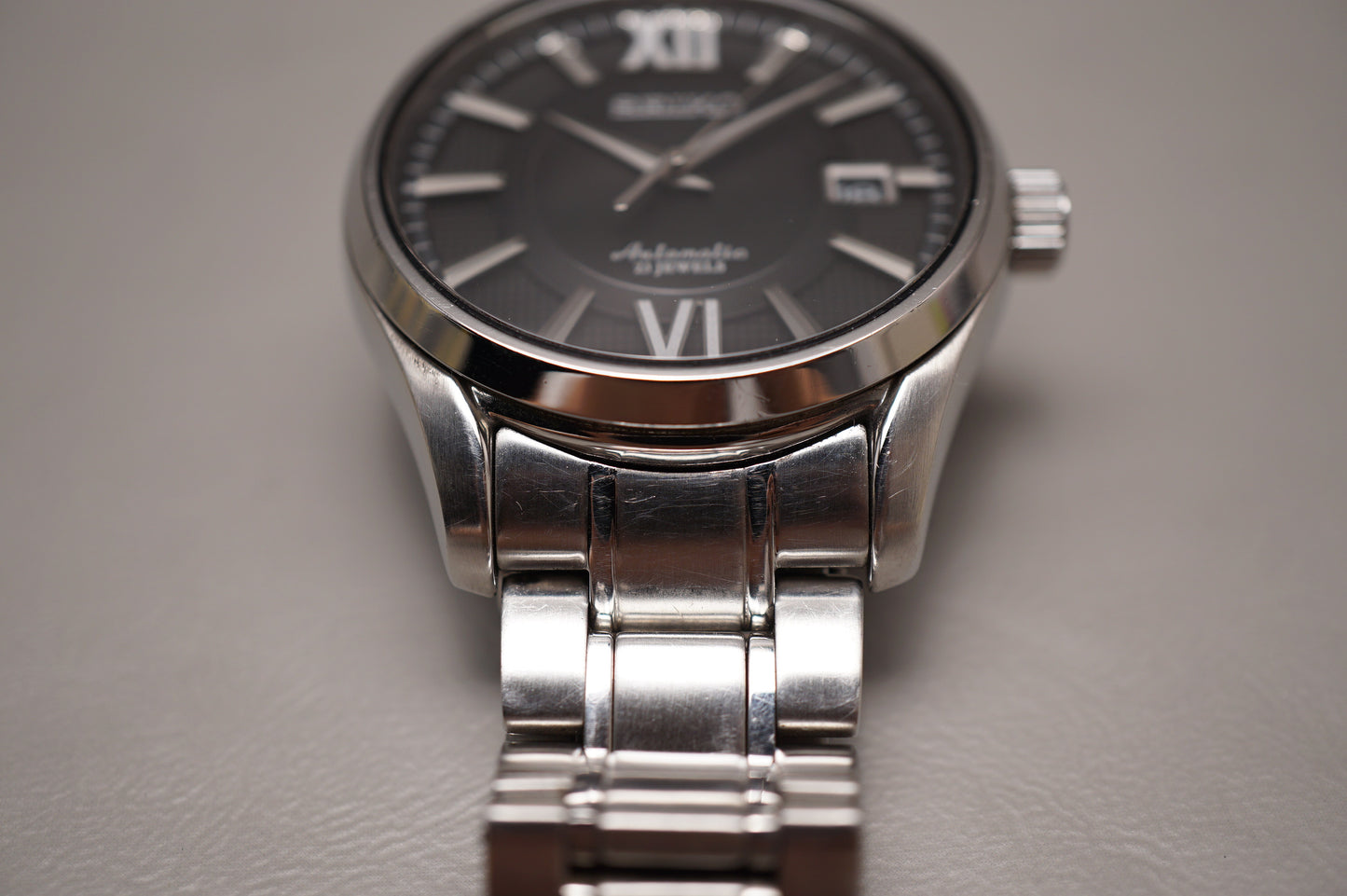 Seiko Presage SARX003 6R15 Black Roman Dial JDM Automatic Watch