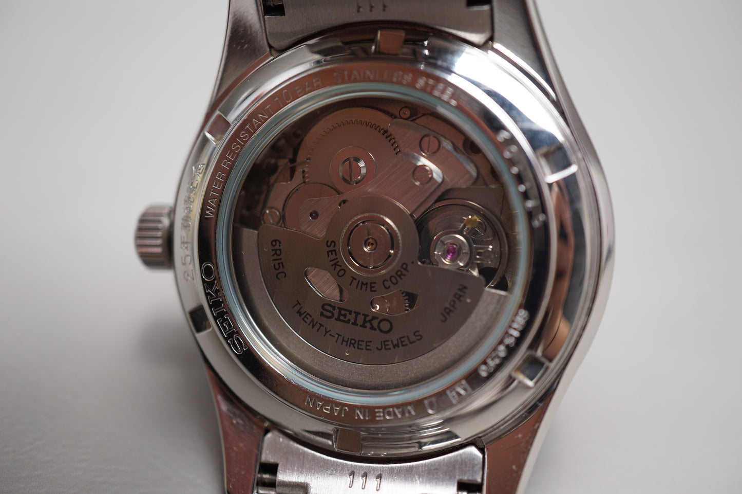 Seiko Presage SARX003 6R15 Black Roman Dial JDM Automatic Watch