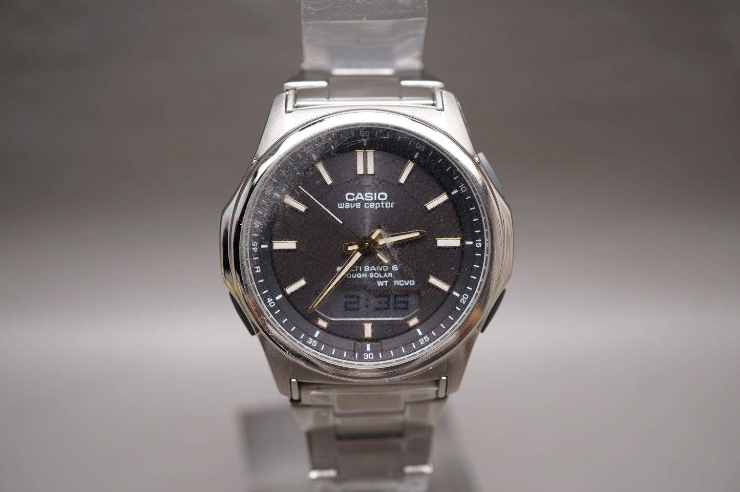 Unworn Casio Wave Ceptor WVA-M630D-1AJF Tough Solar Radio Wave Quartz Watch