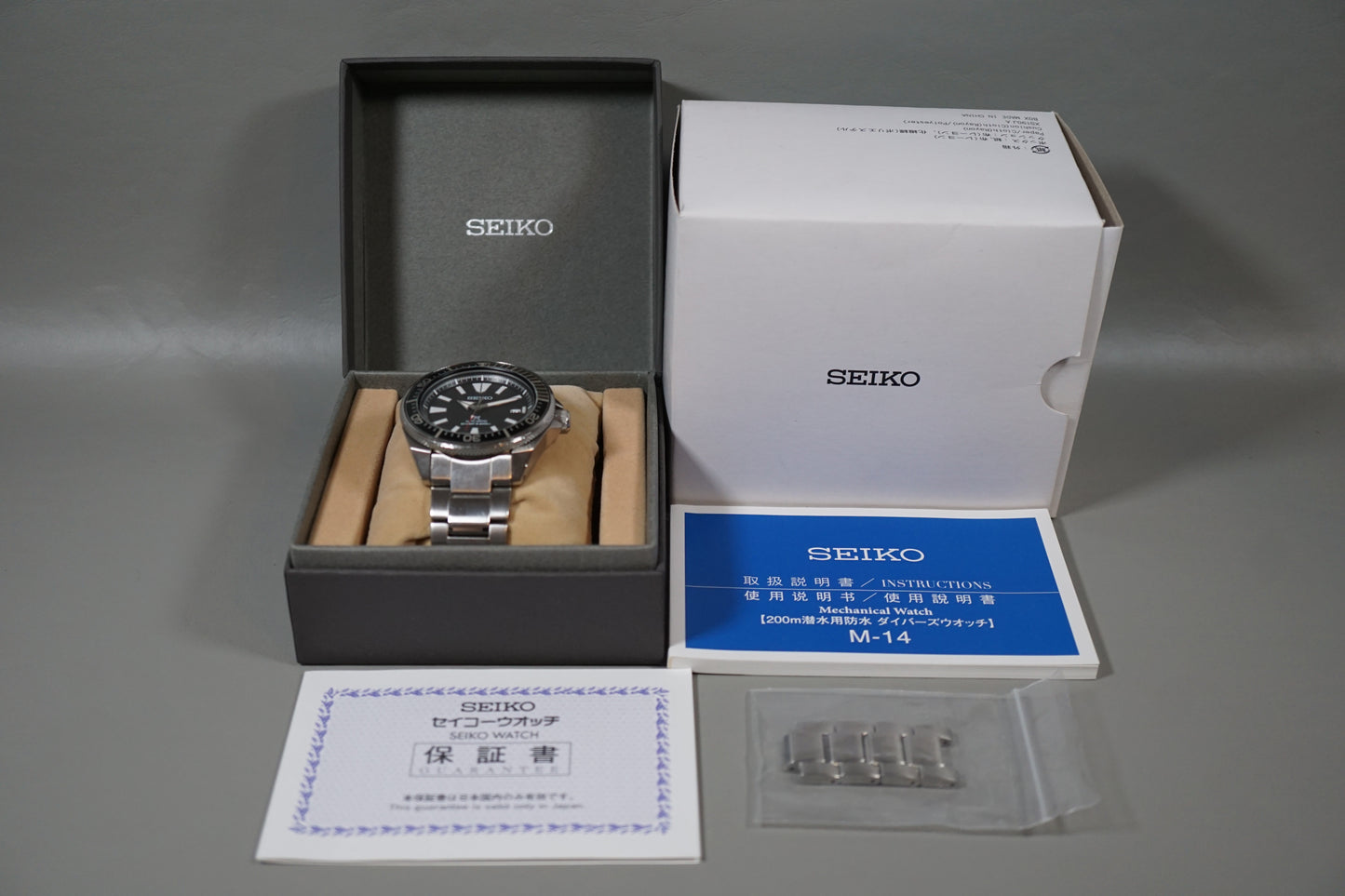 Seiko Prospex SBDY009 4R35 Black Waffle Dial Samurai Automatic Watch