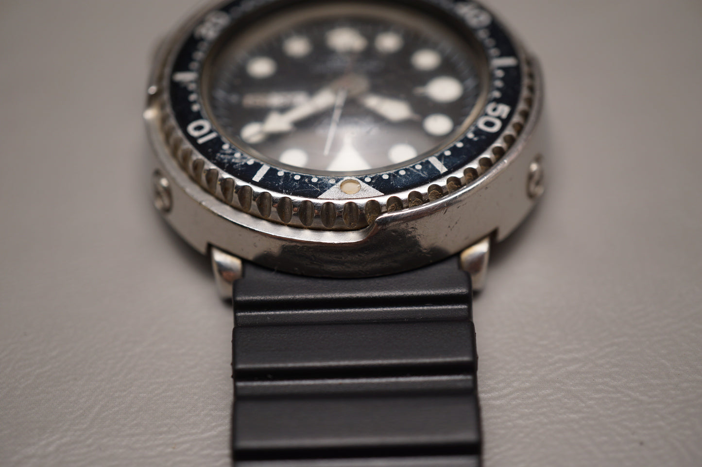 Vintage August 1978 Seiko 7549-7010 Tuna Can Quartz Professional 300M Watch