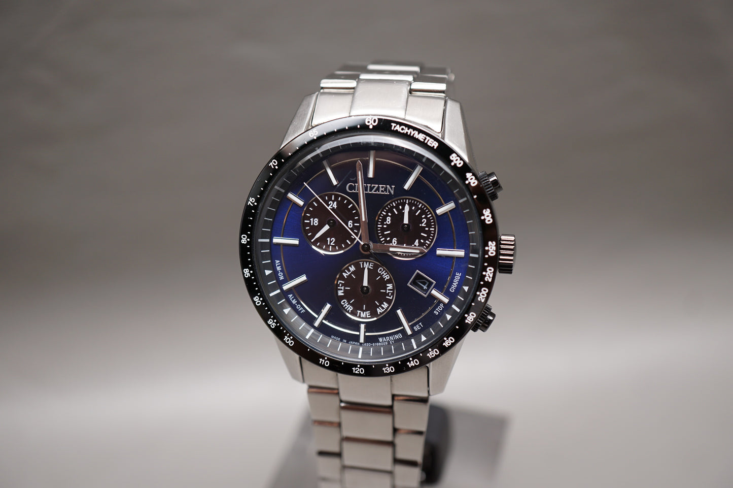 Citizen E820-S122635 Eco-Drive Blue Dial Solar Quartz Watch