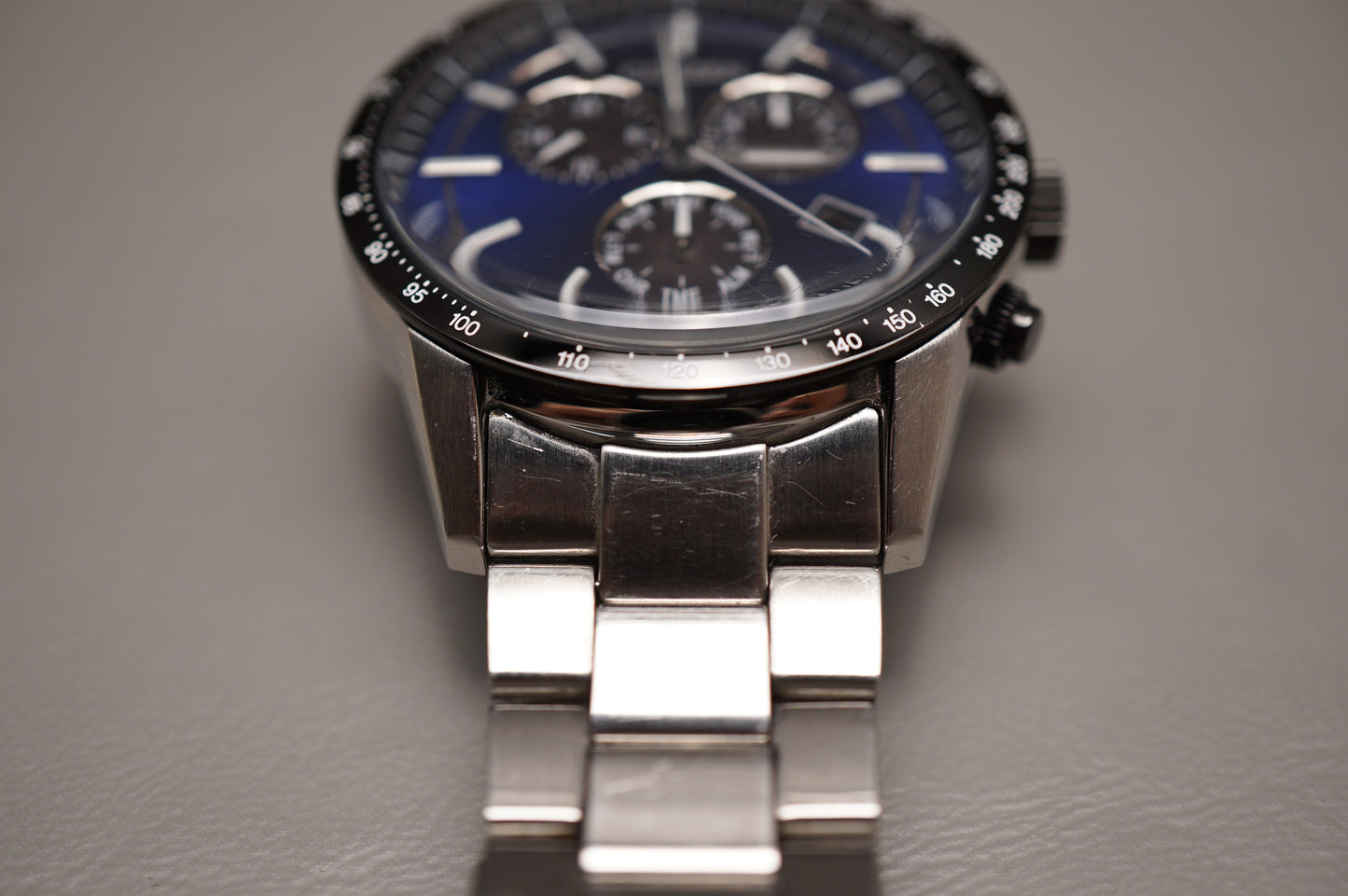 Citizen E820-S122635 Eco-Drive Blue Dial Solar Quartz Watch