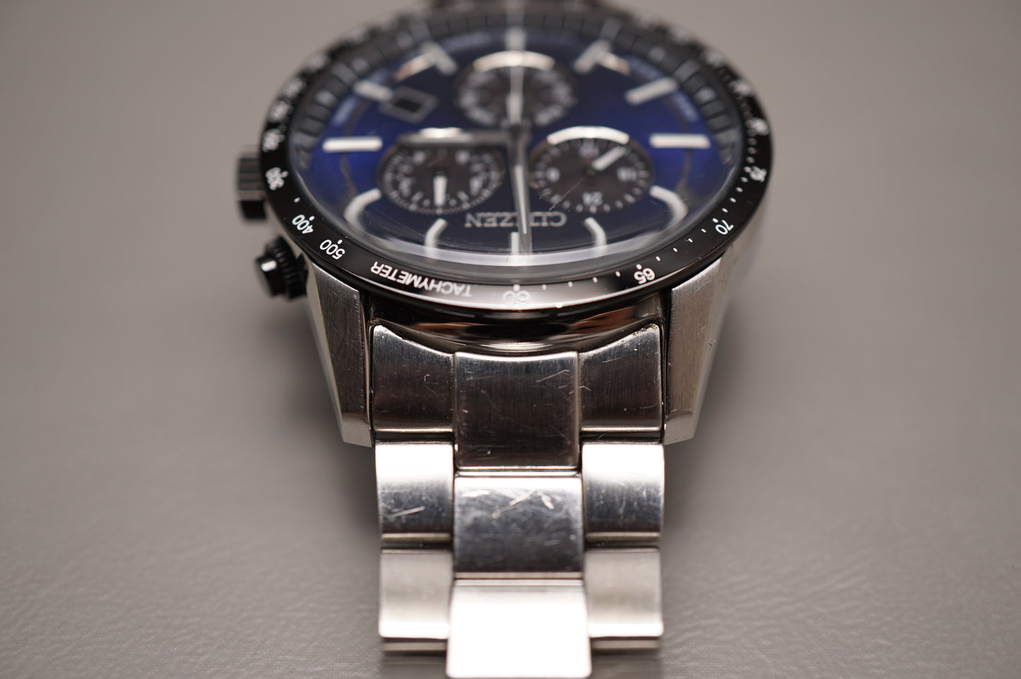Citizen E820-S122635 Eco-Drive Blue Dial Solar Quartz Watch