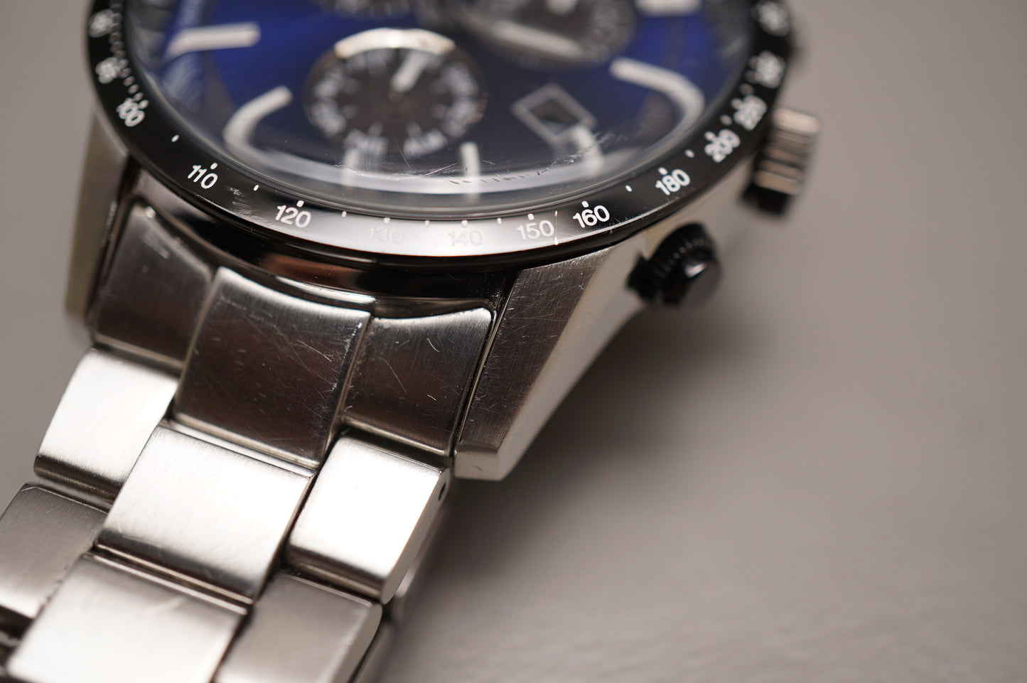 Citizen E820-S122635 Eco-Drive Blue Dial Solar Quartz Watch