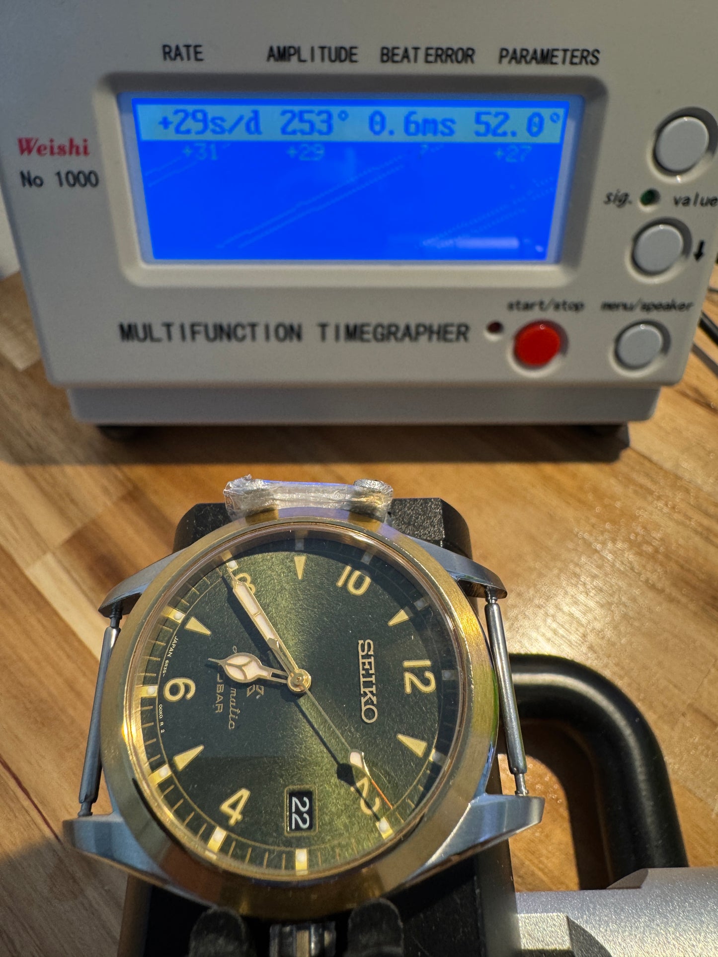 Seiko Prospex SBDC138 6R35 Green Gold Alpinist Automatic Watch