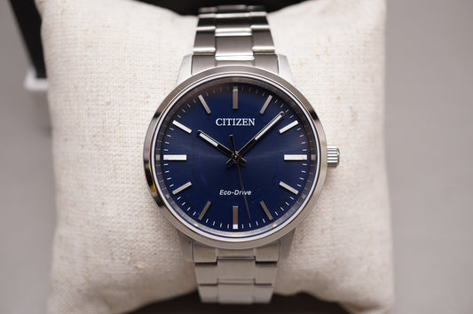 Citizen Collection BJ6541-58L Eco-Drive Blue Dial Solar Quartz Watch