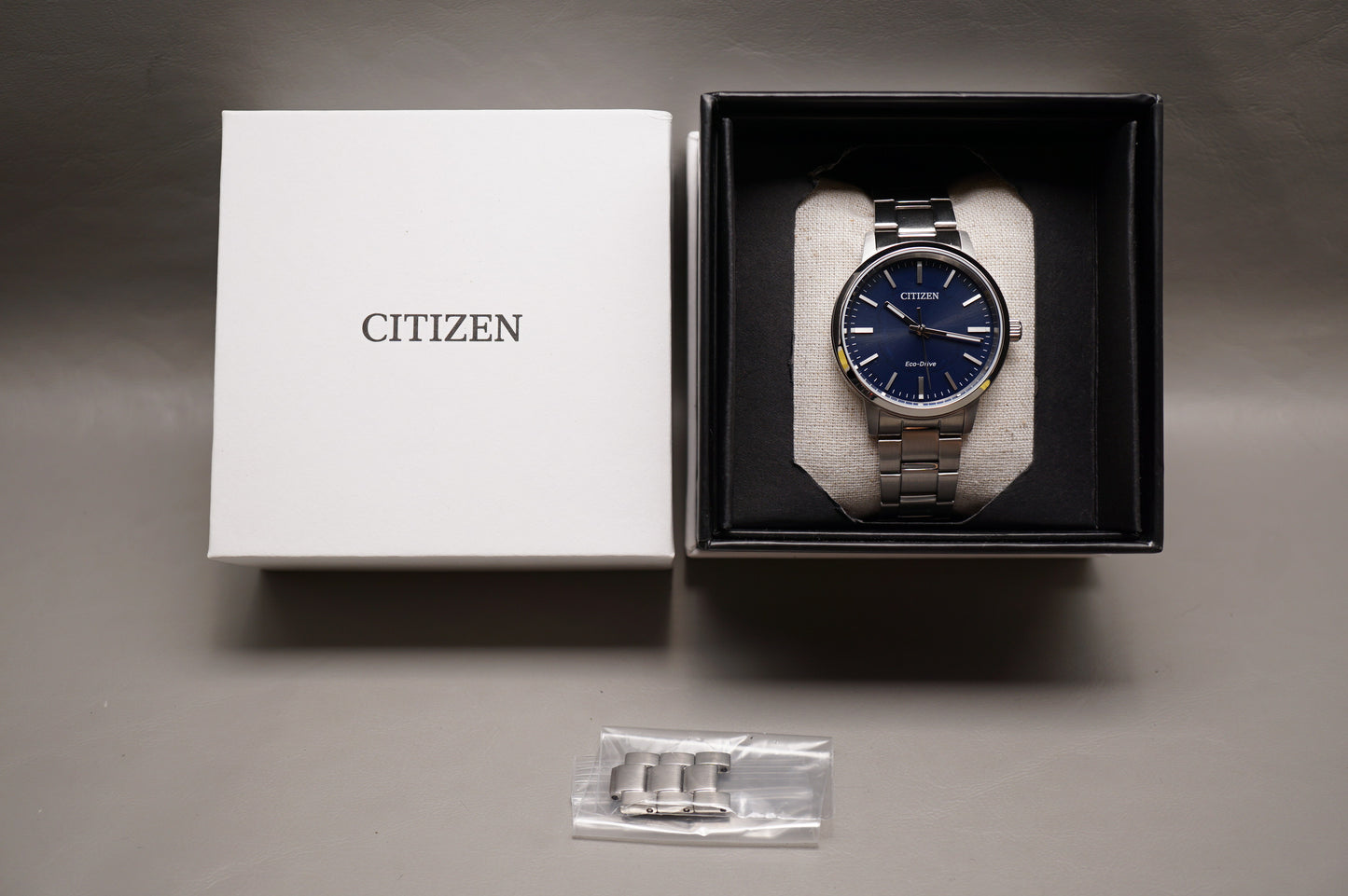 Citizen Collection BJ6541-58L Eco-Drive Blue Dial Solar Quartz Watch