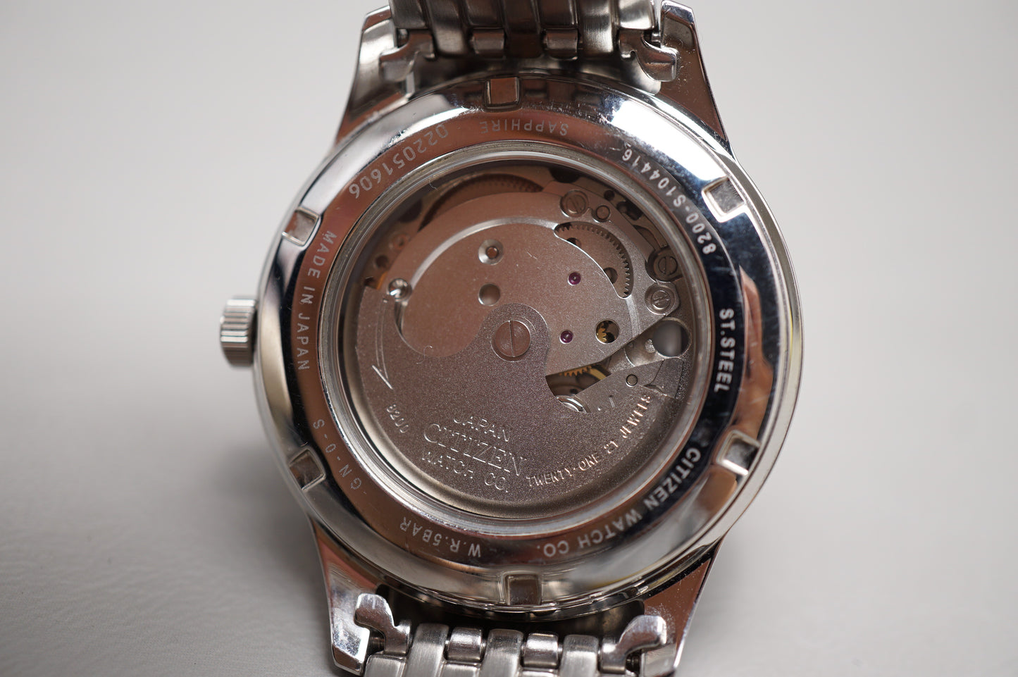 Citizen Collection NY4050-54A Silver Textured Dial Automatic Watch