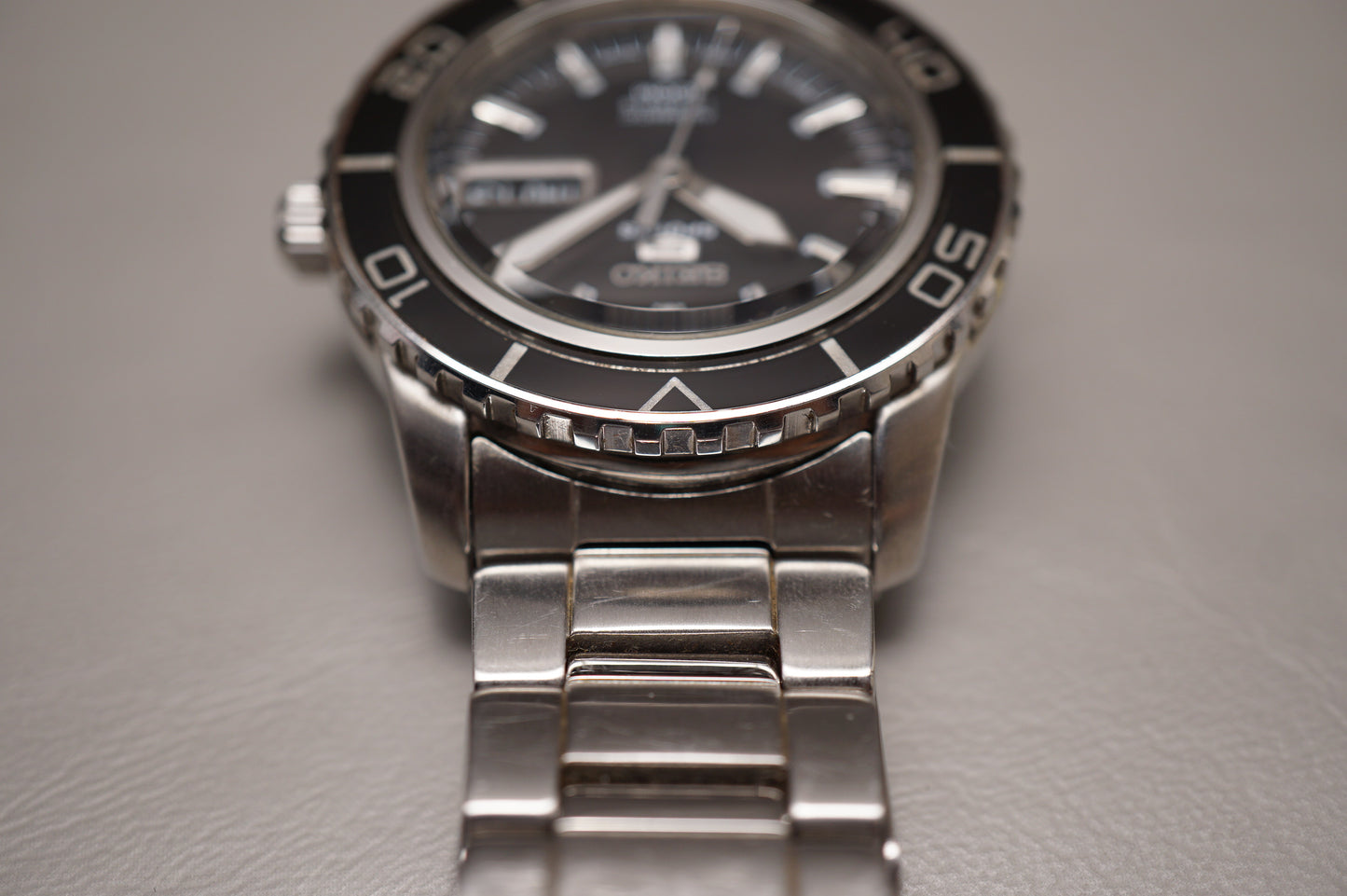 Seiko 5 Sports SNZH55J1 7S36 Fifty Five Fathoms Black Dial Automatic Watch
