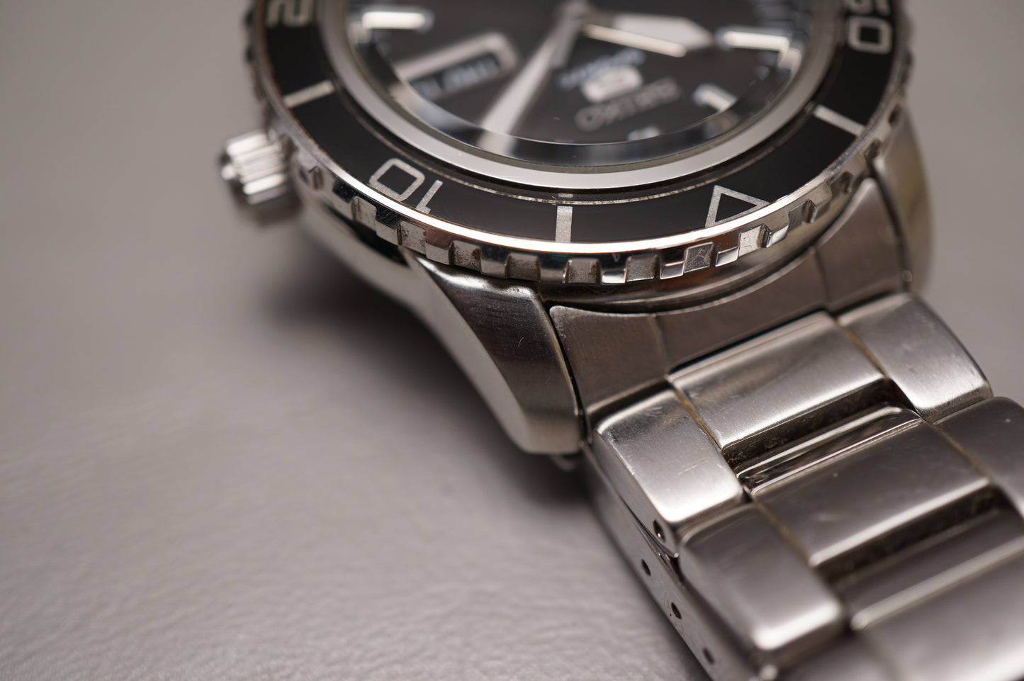 Seiko 5 Sports SNZH55J1 7S36 Fifty Five Fathoms Black Dial Automatic Watch