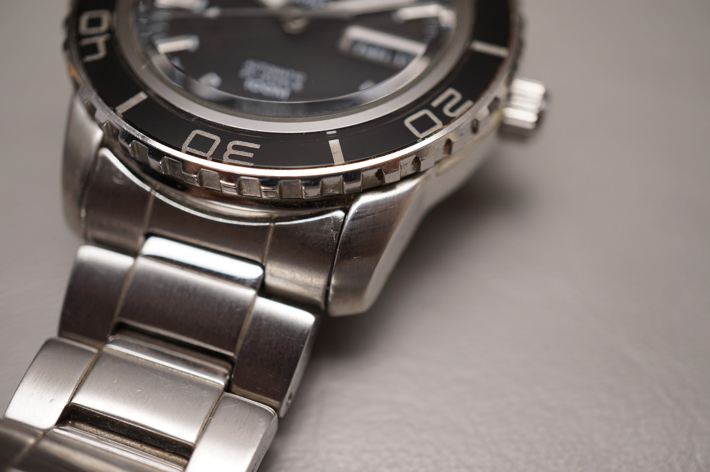 Seiko 5 Sports SNZH55J1 7S36 Fifty Five Fathoms Black Dial Automatic Watch