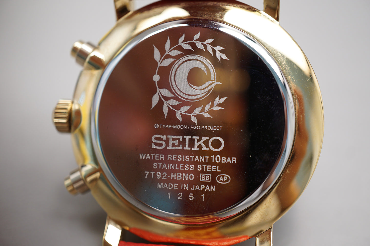Seiko SZER064 7T92 Fate Grand Order FGO Miyamoto Musashi JDM Quartz Watch